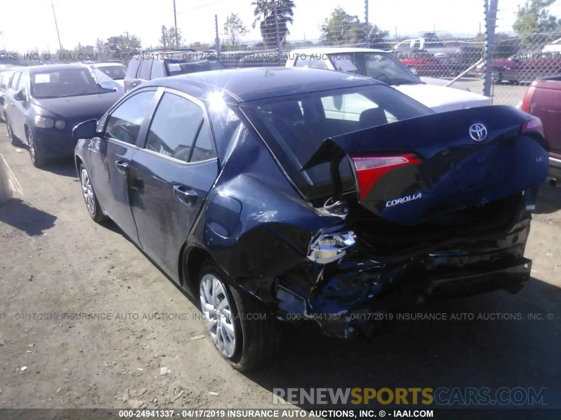 3 Photograph of a damaged car 5YFBURHE6KP888067 TOYOTA COROLLA 2019