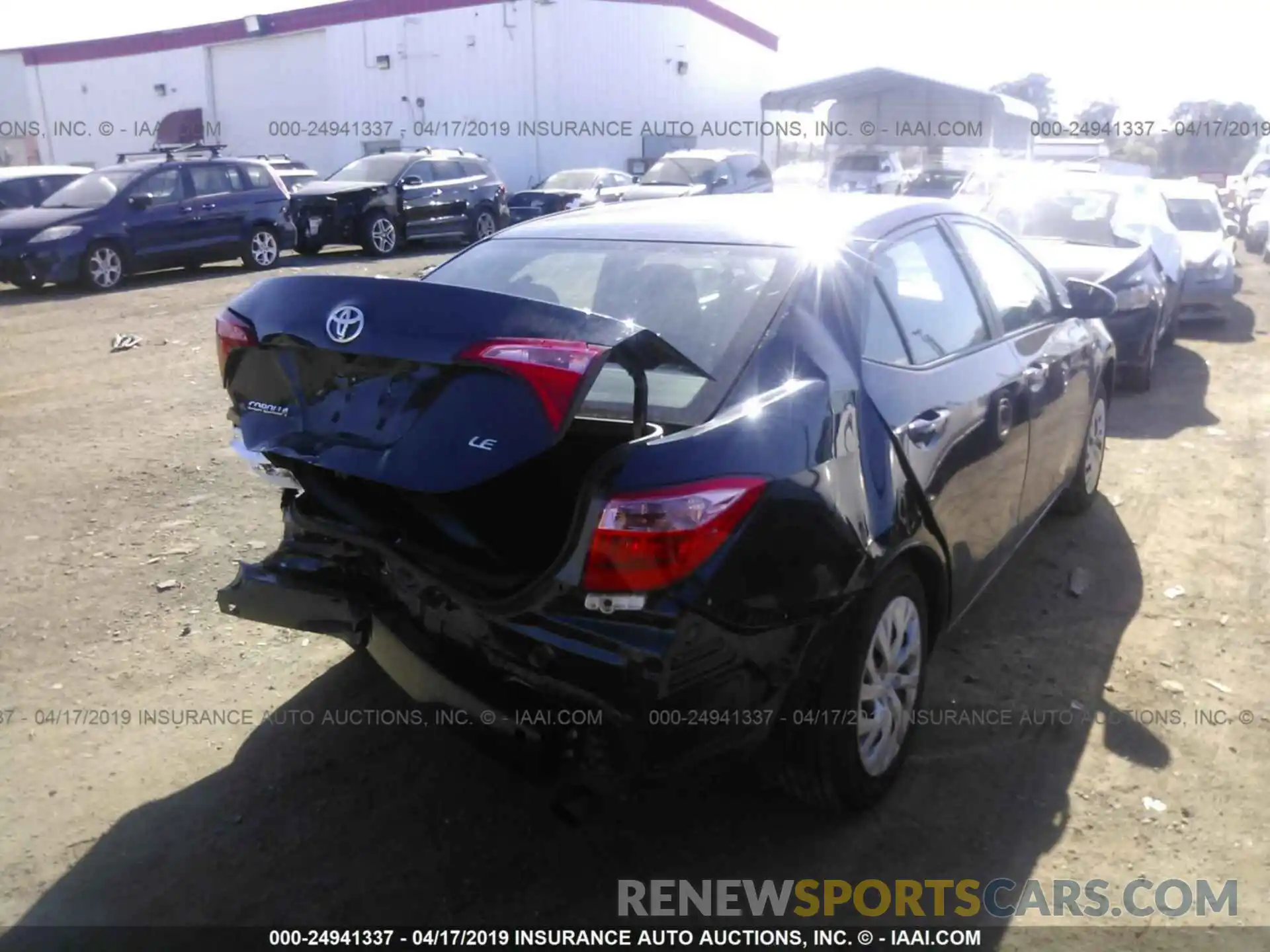 4 Photograph of a damaged car 5YFBURHE6KP888067 TOYOTA COROLLA 2019