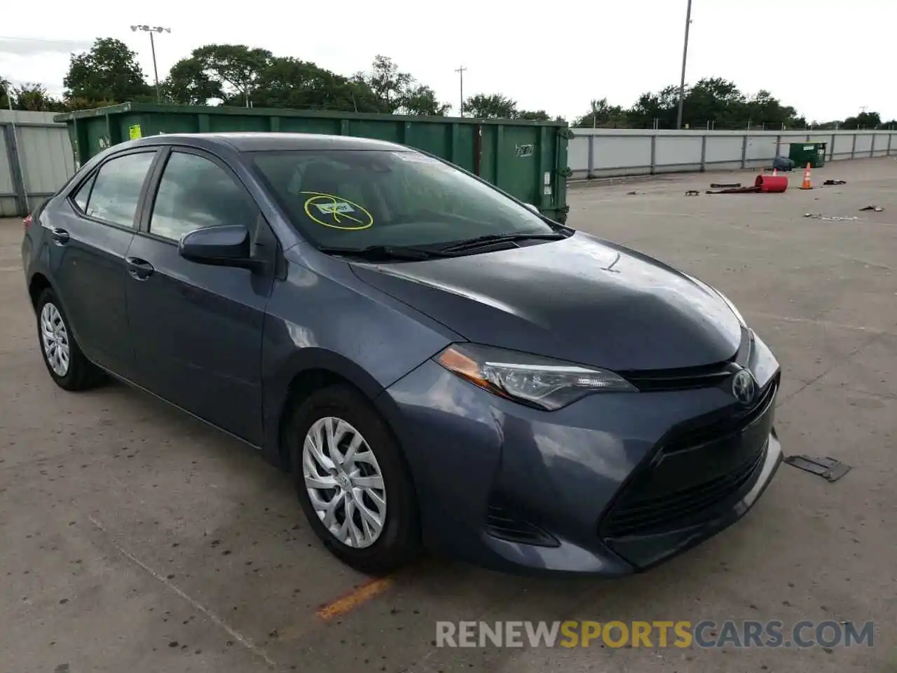 1 Photograph of a damaged car 5YFBURHE6KP888540 TOYOTA COROLLA 2019