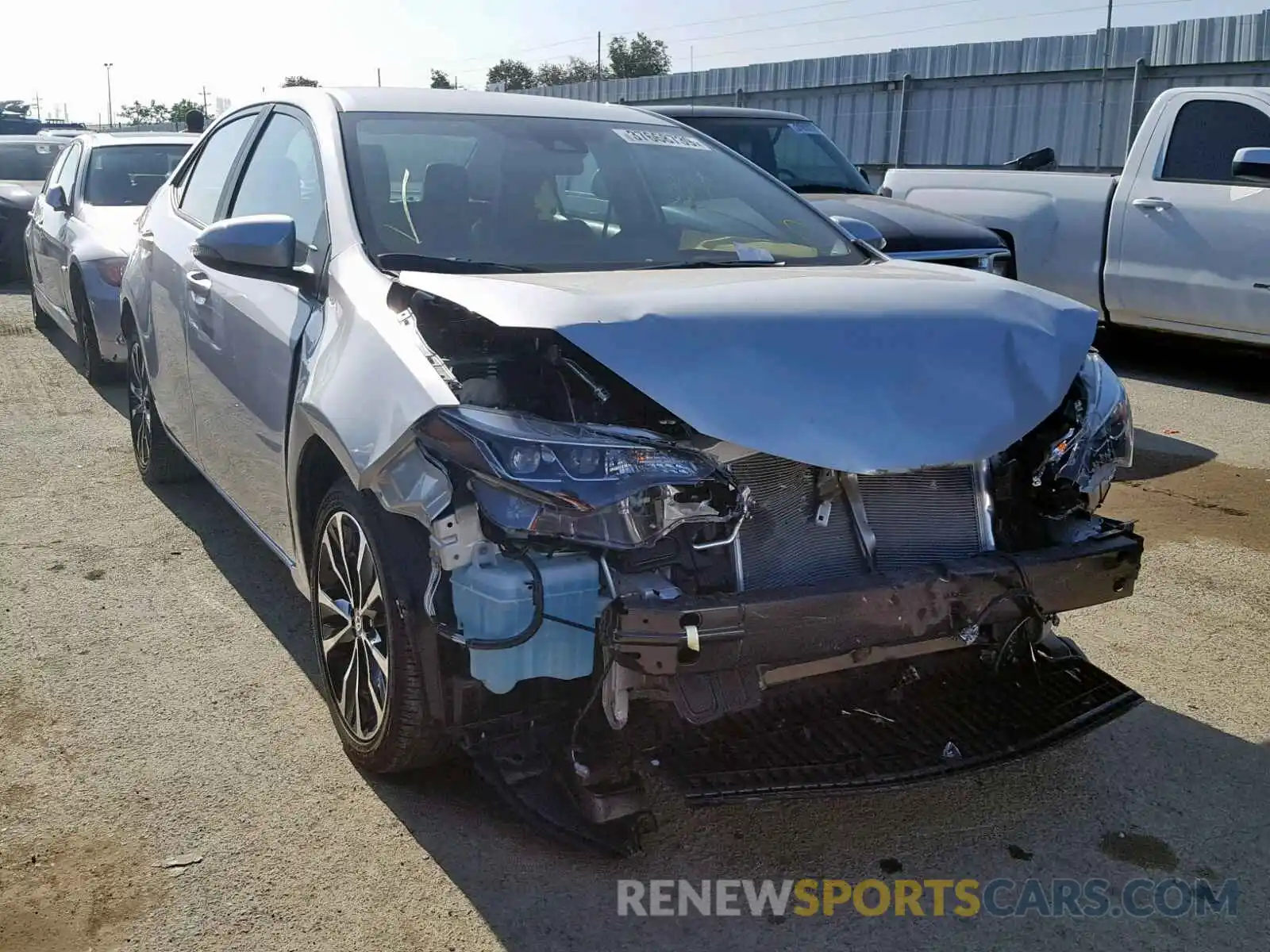 1 Photograph of a damaged car 5YFBURHE6KP889705 TOYOTA COROLLA 2019