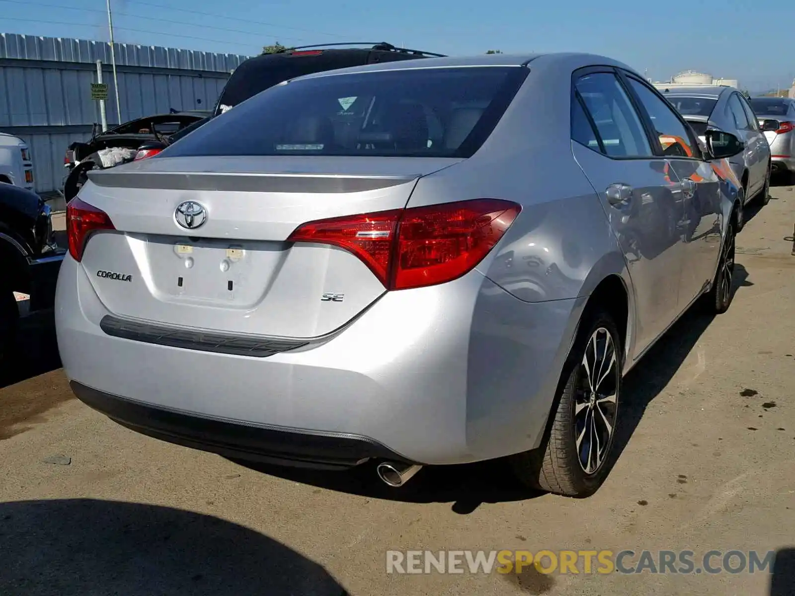 4 Photograph of a damaged car 5YFBURHE6KP889705 TOYOTA COROLLA 2019