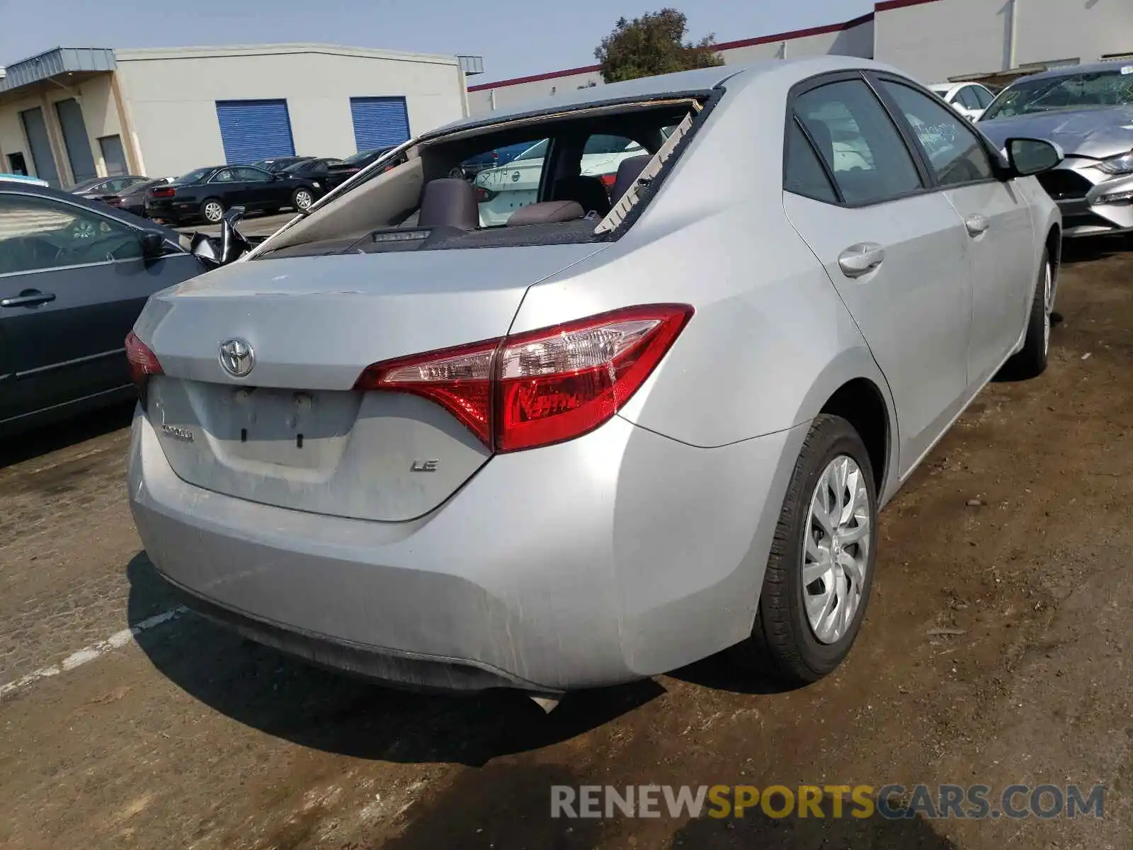 4 Photograph of a damaged car 5YFBURHE6KP890059 TOYOTA COROLLA 2019