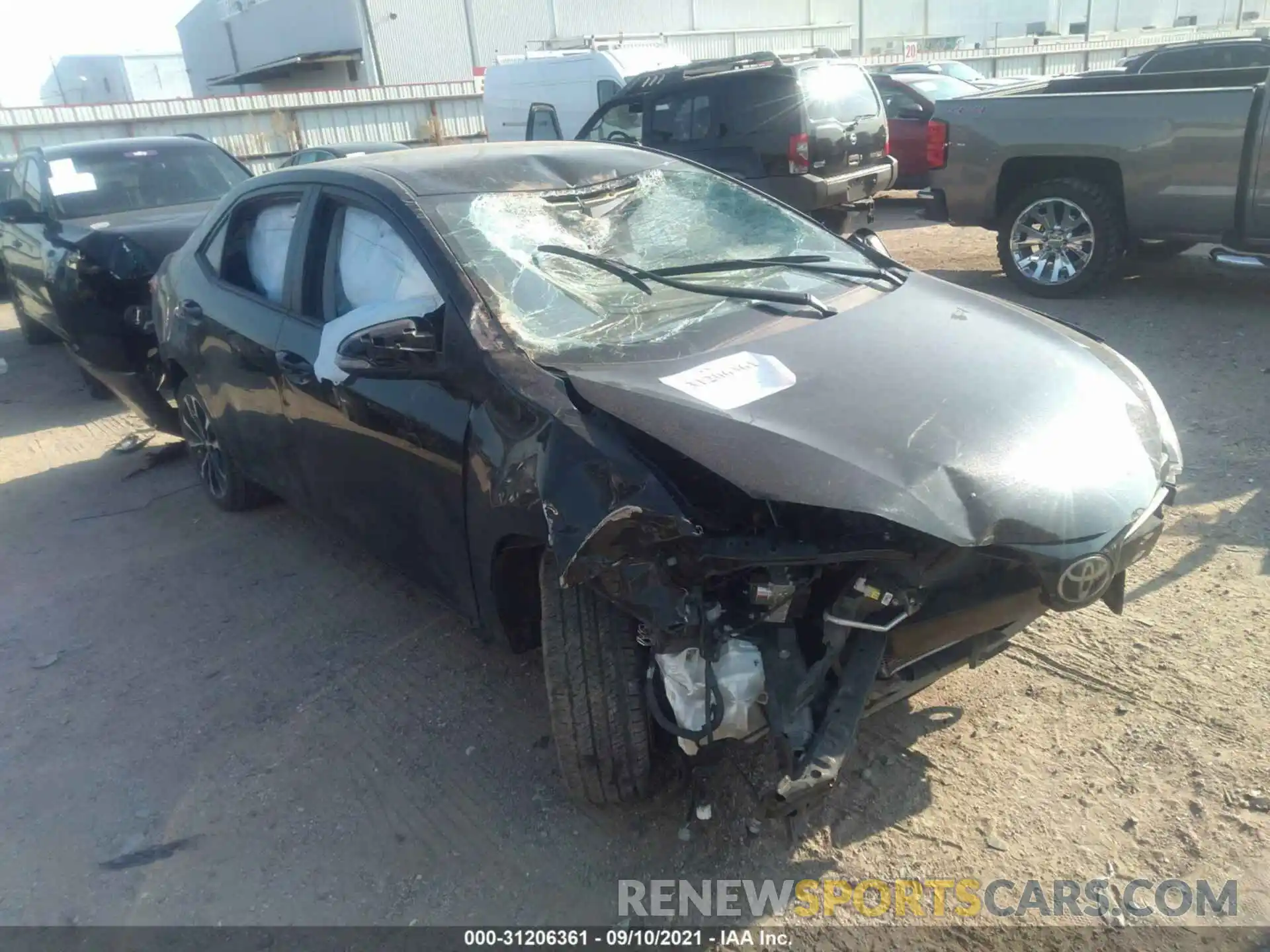 1 Photograph of a damaged car 5YFBURHE6KP890322 TOYOTA COROLLA 2019