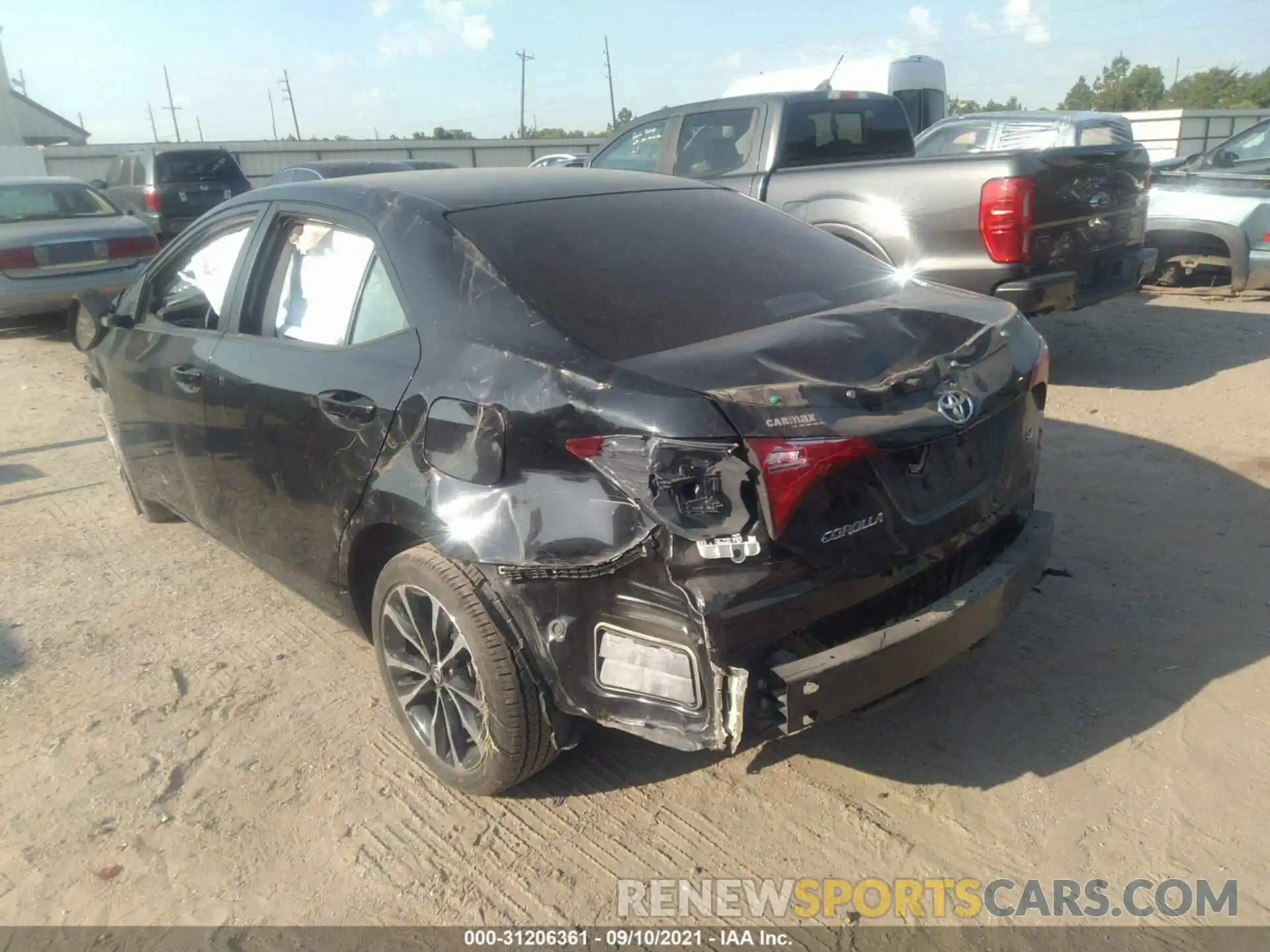 3 Photograph of a damaged car 5YFBURHE6KP890322 TOYOTA COROLLA 2019