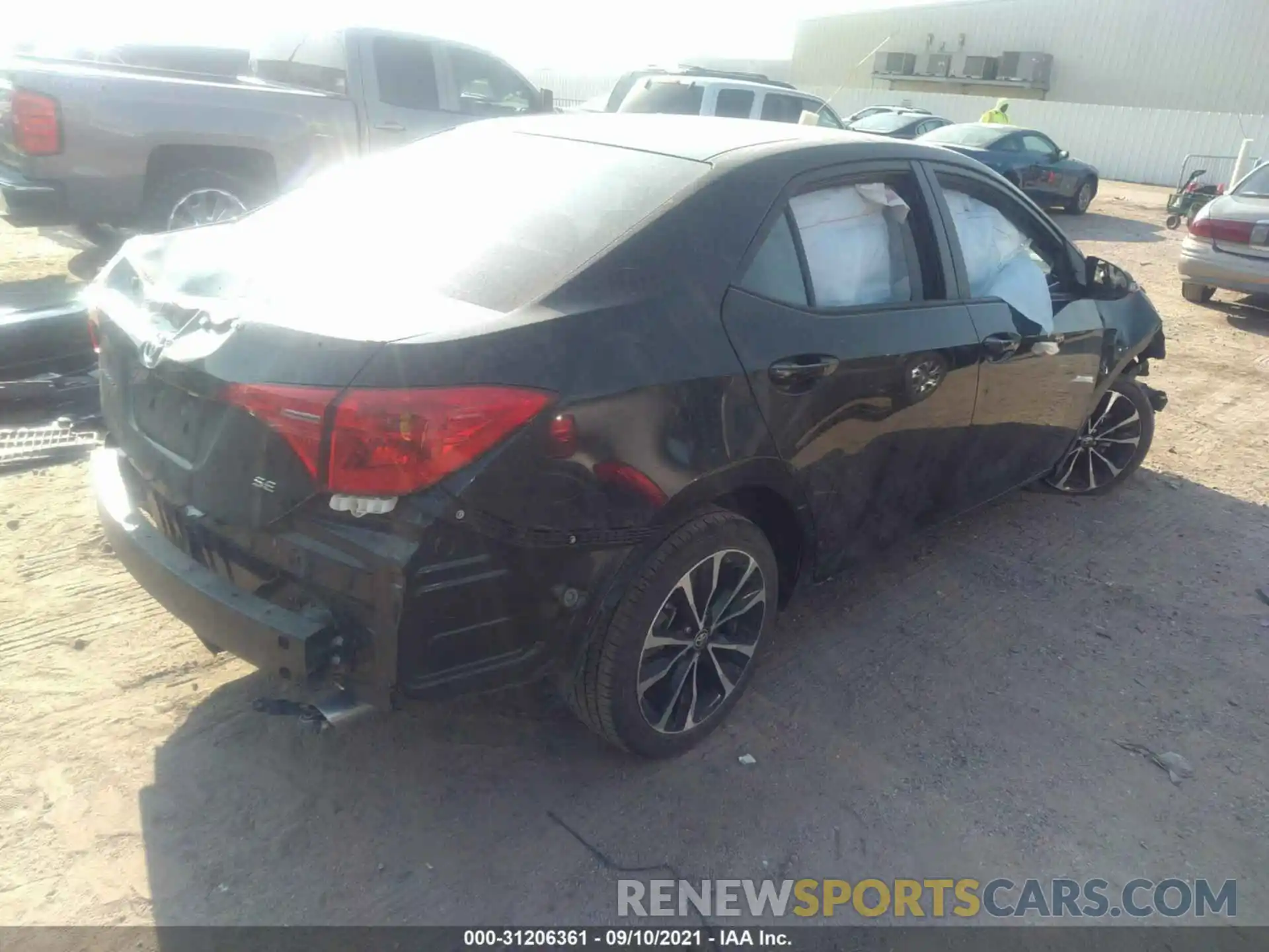 4 Photograph of a damaged car 5YFBURHE6KP890322 TOYOTA COROLLA 2019