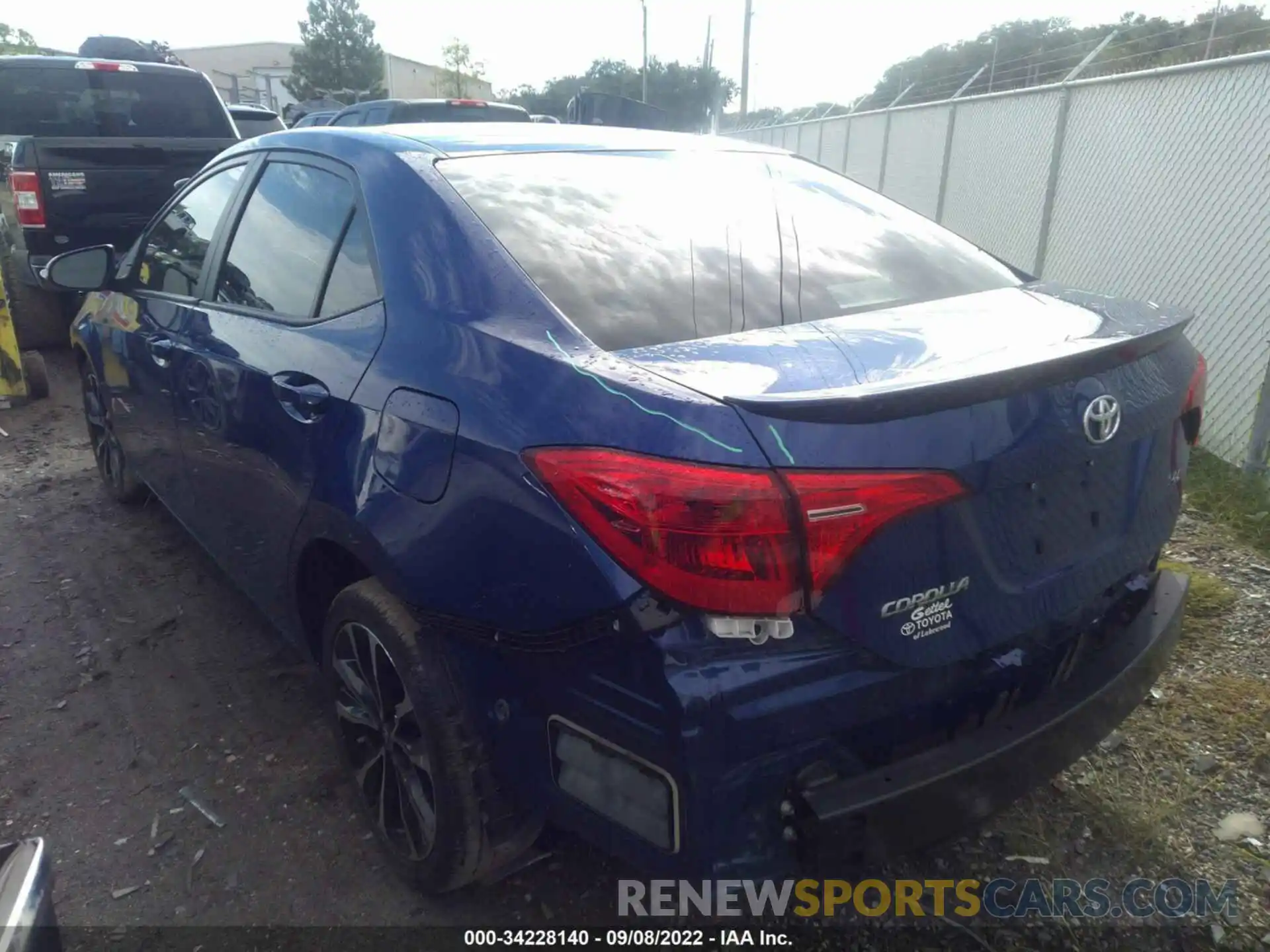 3 Photograph of a damaged car 5YFBURHE6KP890580 TOYOTA COROLLA 2019