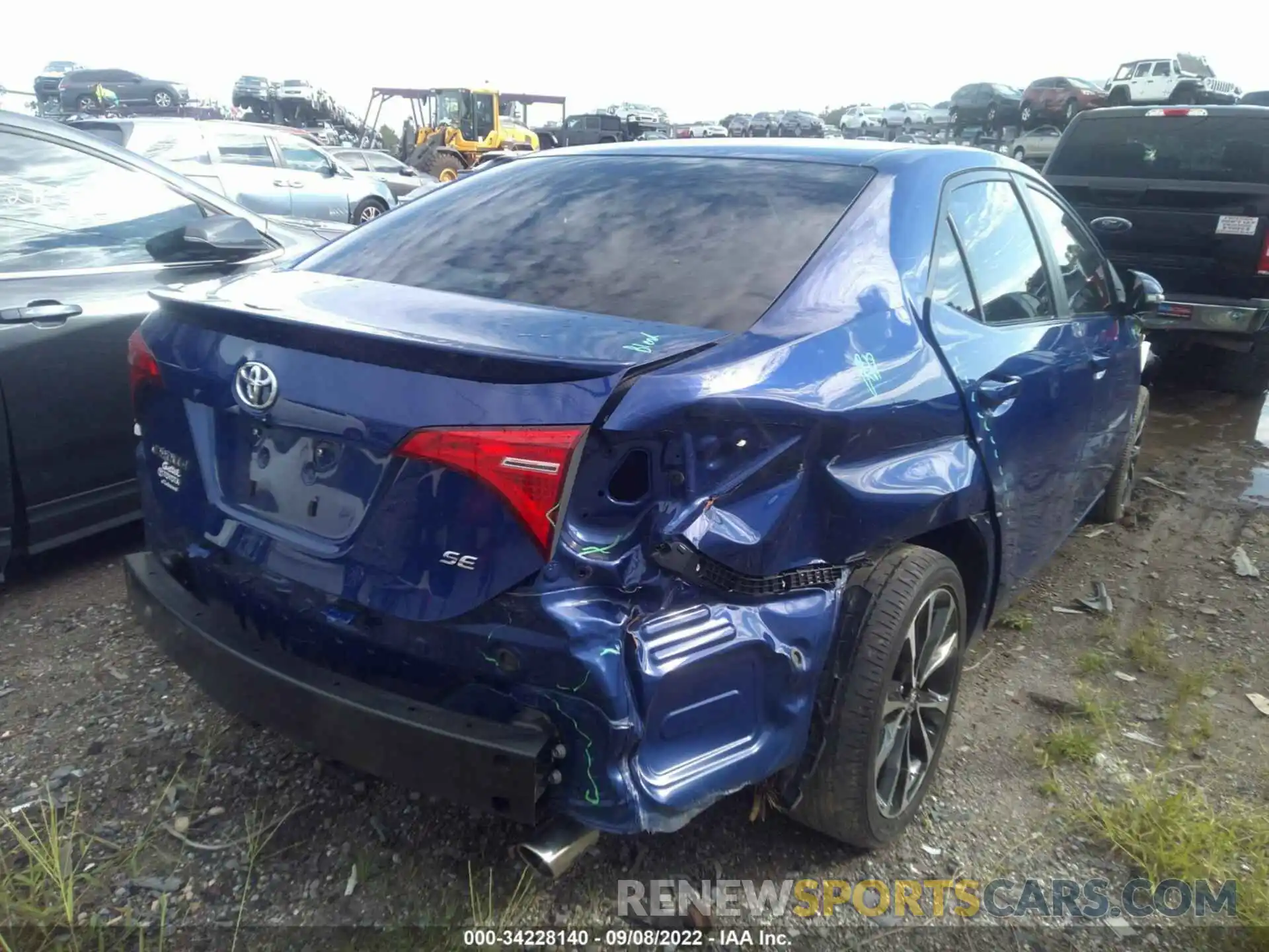 4 Photograph of a damaged car 5YFBURHE6KP890580 TOYOTA COROLLA 2019