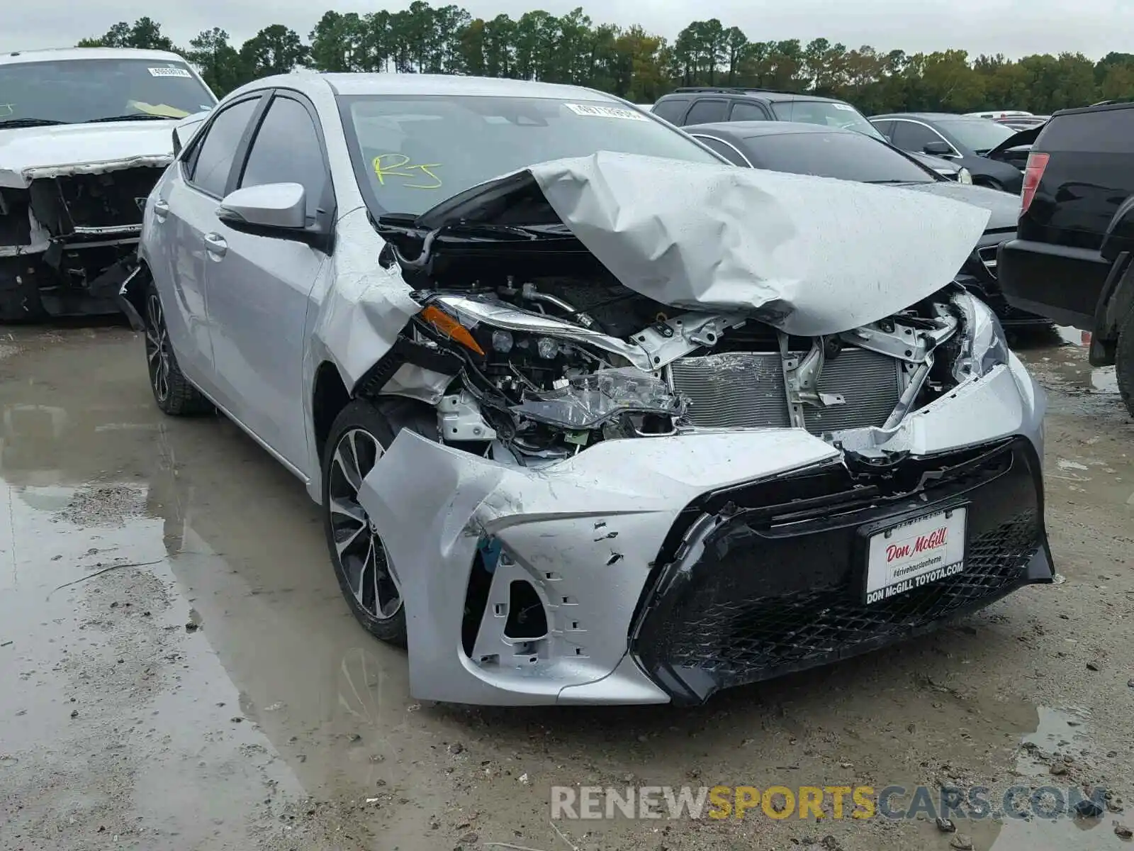 1 Photograph of a damaged car 5YFBURHE6KP890868 TOYOTA COROLLA 2019