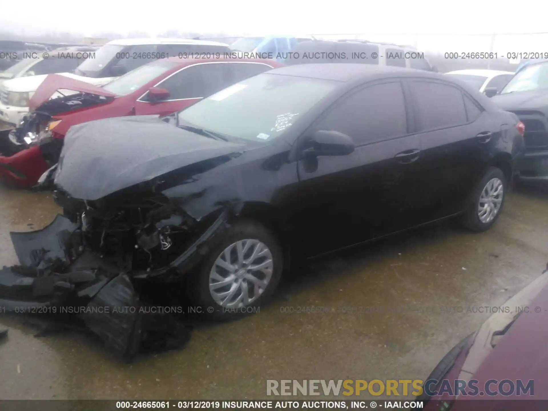 2 Photograph of a damaged car 5YFBURHE6KP891485 TOYOTA COROLLA 2019