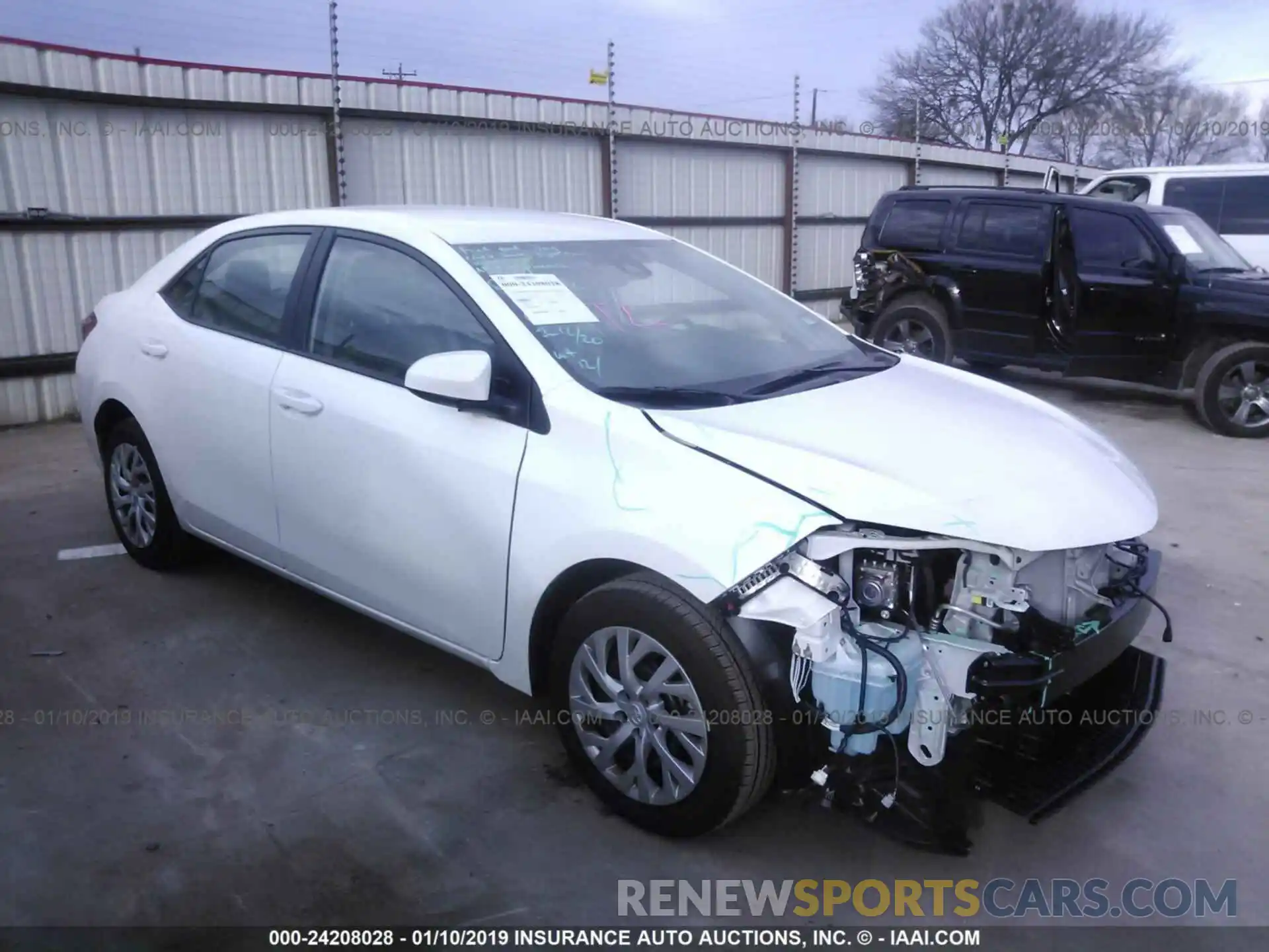 1 Photograph of a damaged car 5YFBURHE6KP891549 TOYOTA COROLLA 2019