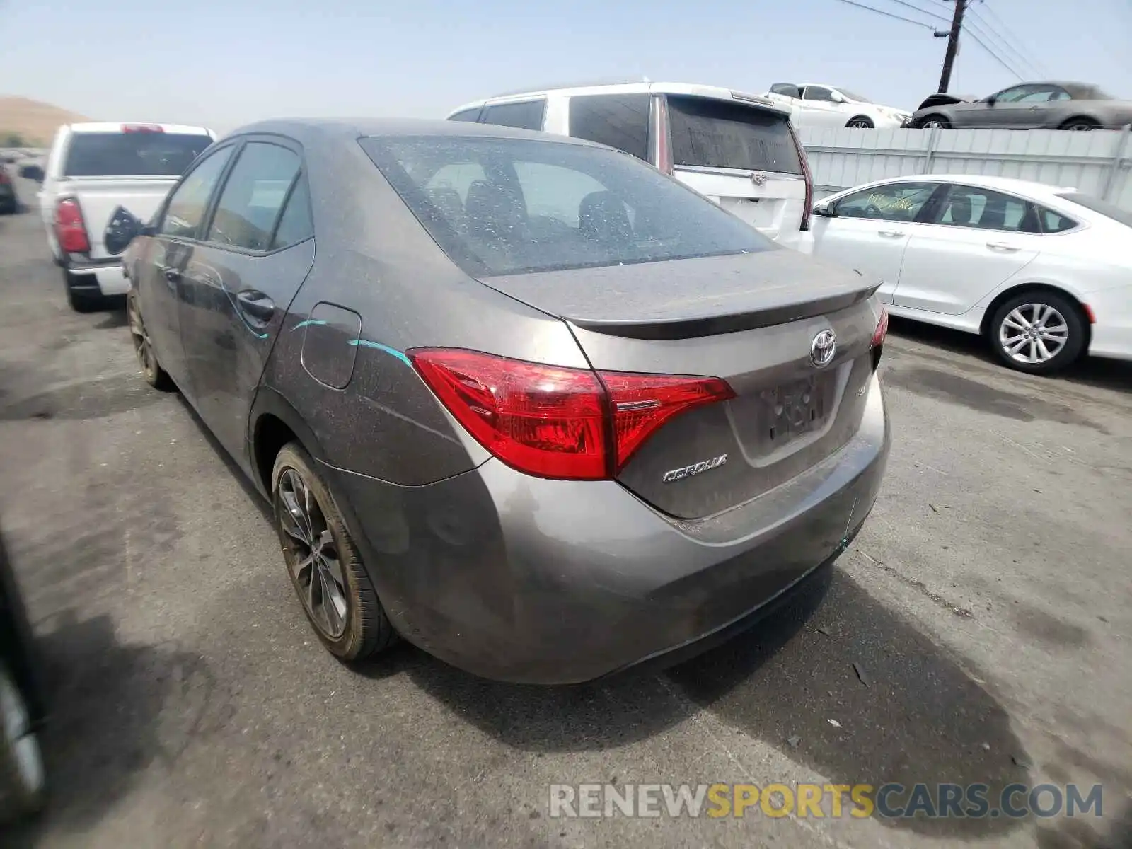 3 Photograph of a damaged car 5YFBURHE6KP891986 TOYOTA COROLLA 2019