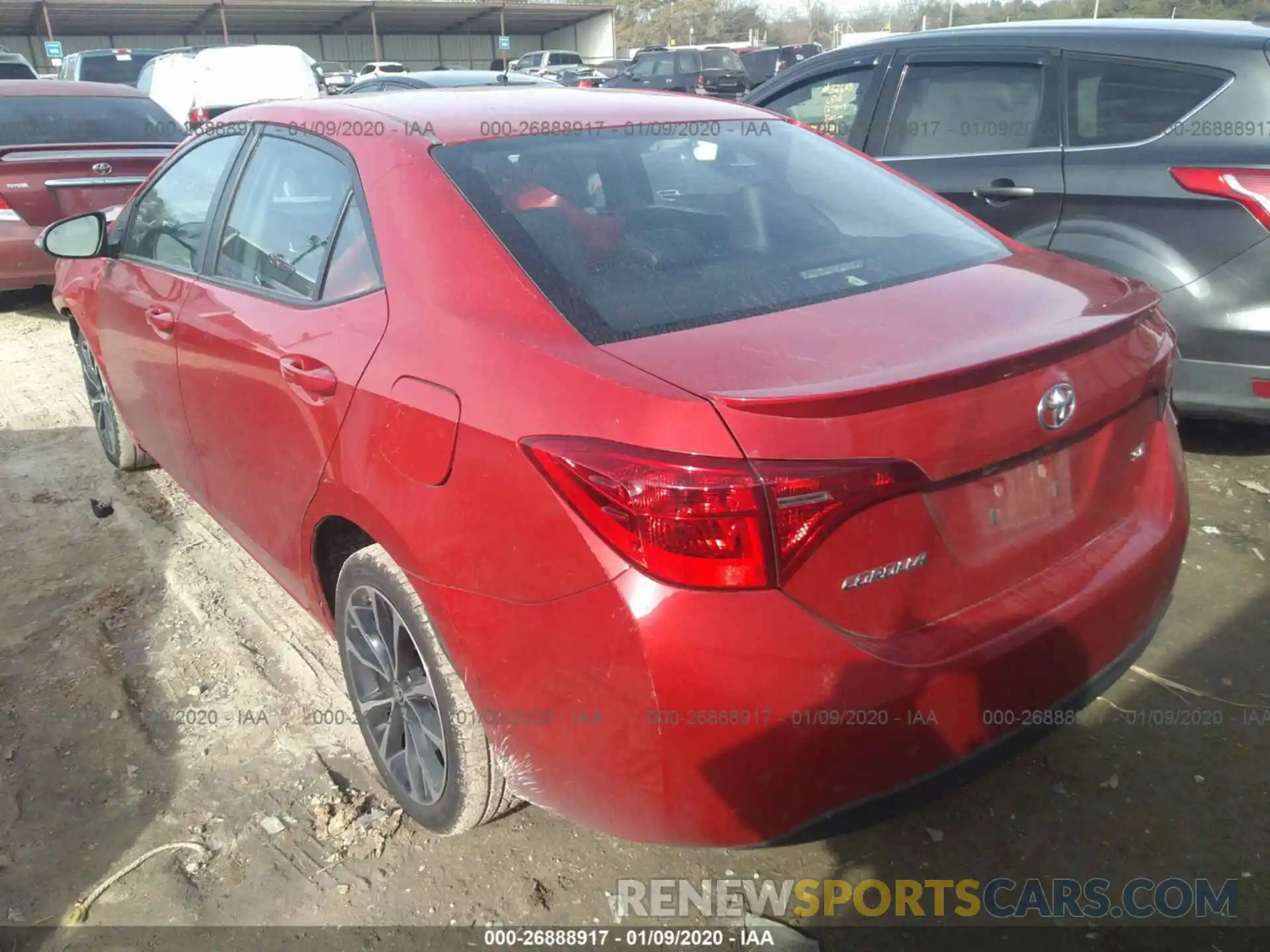 3 Photograph of a damaged car 5YFBURHE6KP892118 TOYOTA COROLLA 2019