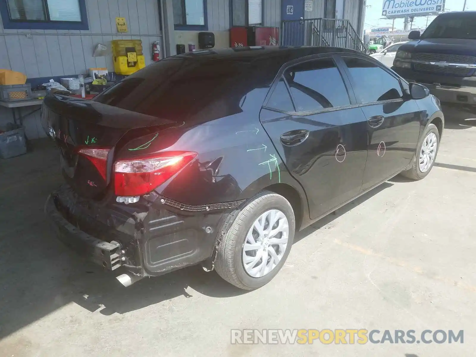 4 Photograph of a damaged car 5YFBURHE6KP892359 TOYOTA COROLLA 2019