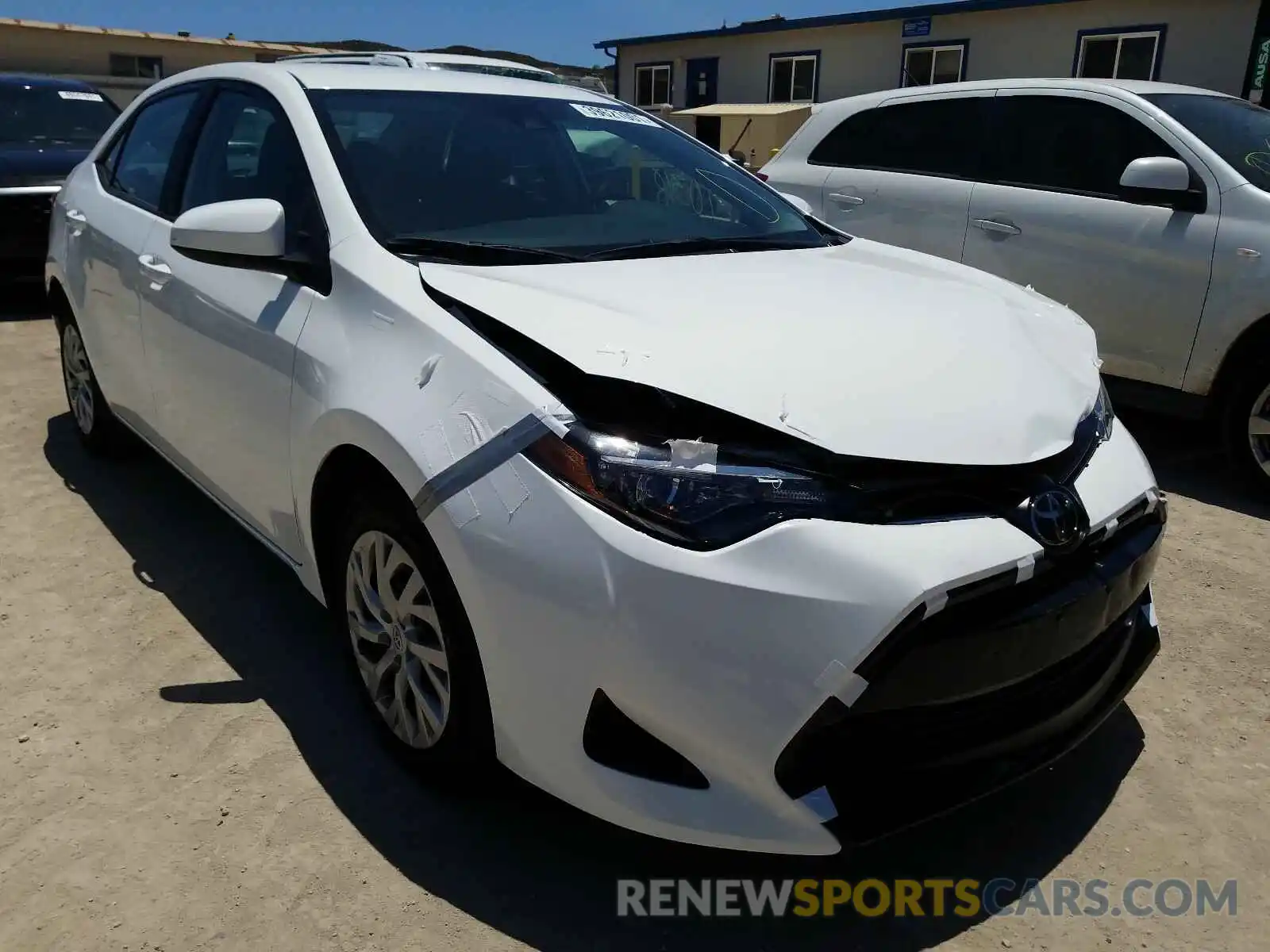 1 Photograph of a damaged car 5YFBURHE6KP893026 TOYOTA COROLLA 2019