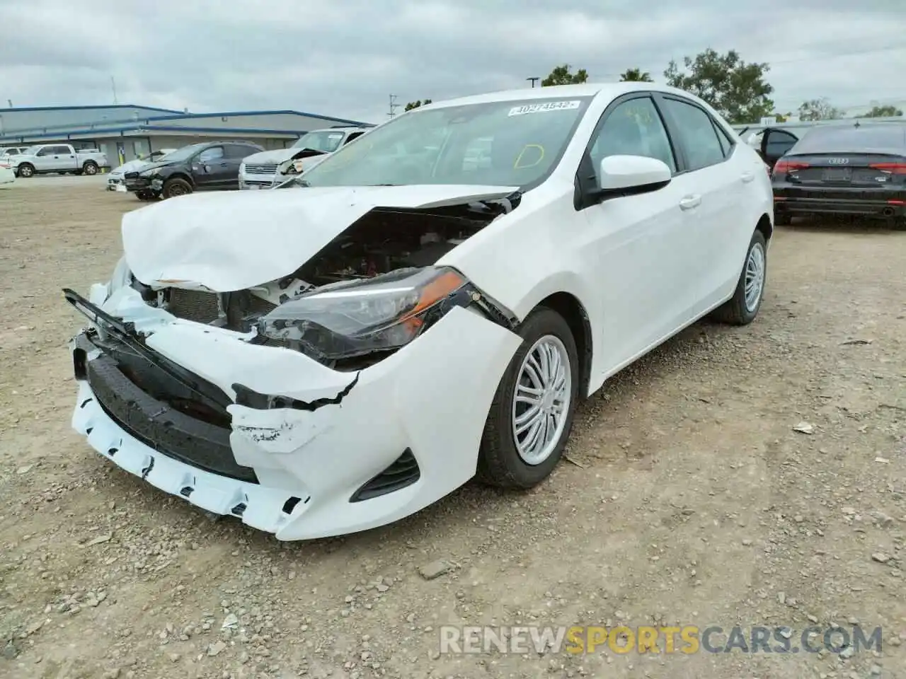 2 Photograph of a damaged car 5YFBURHE6KP893107 TOYOTA COROLLA 2019