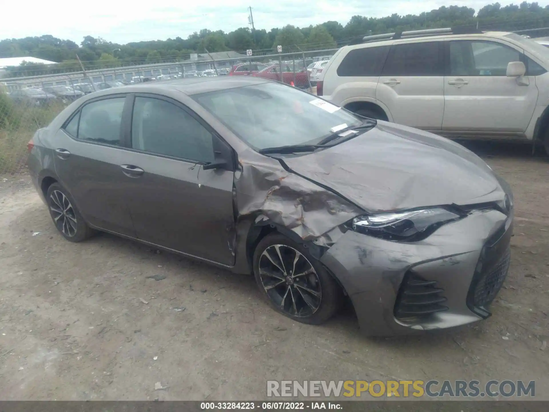 1 Photograph of a damaged car 5YFBURHE6KP893740 TOYOTA COROLLA 2019