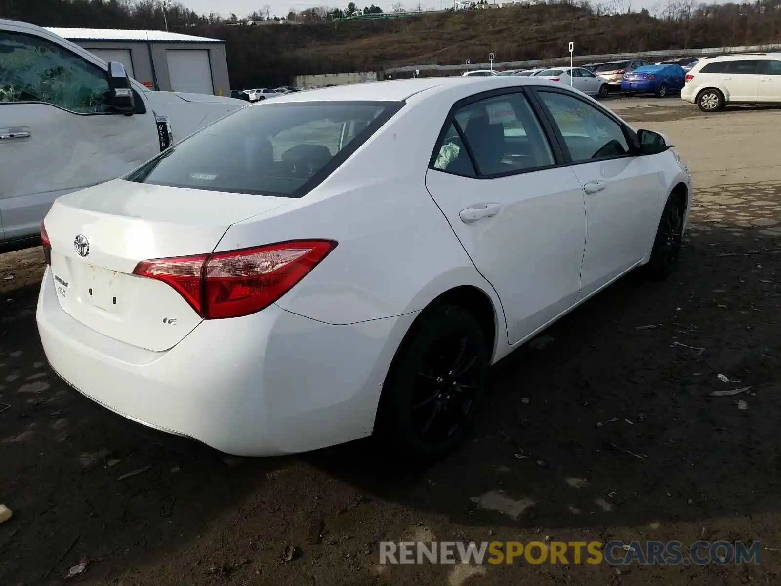 4 Photograph of a damaged car 5YFBURHE6KP894337 TOYOTA COROLLA 2019