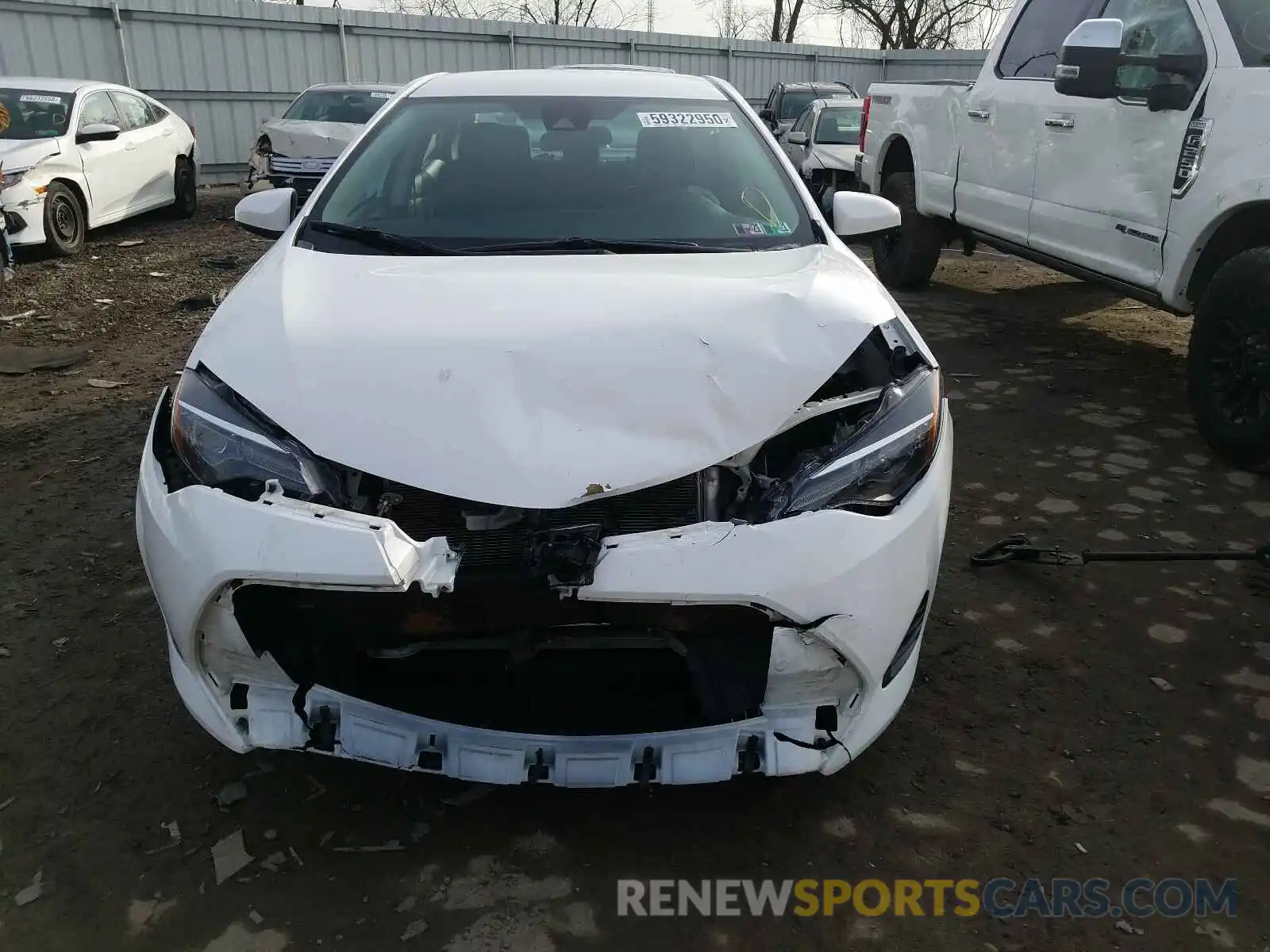 9 Photograph of a damaged car 5YFBURHE6KP894337 TOYOTA COROLLA 2019