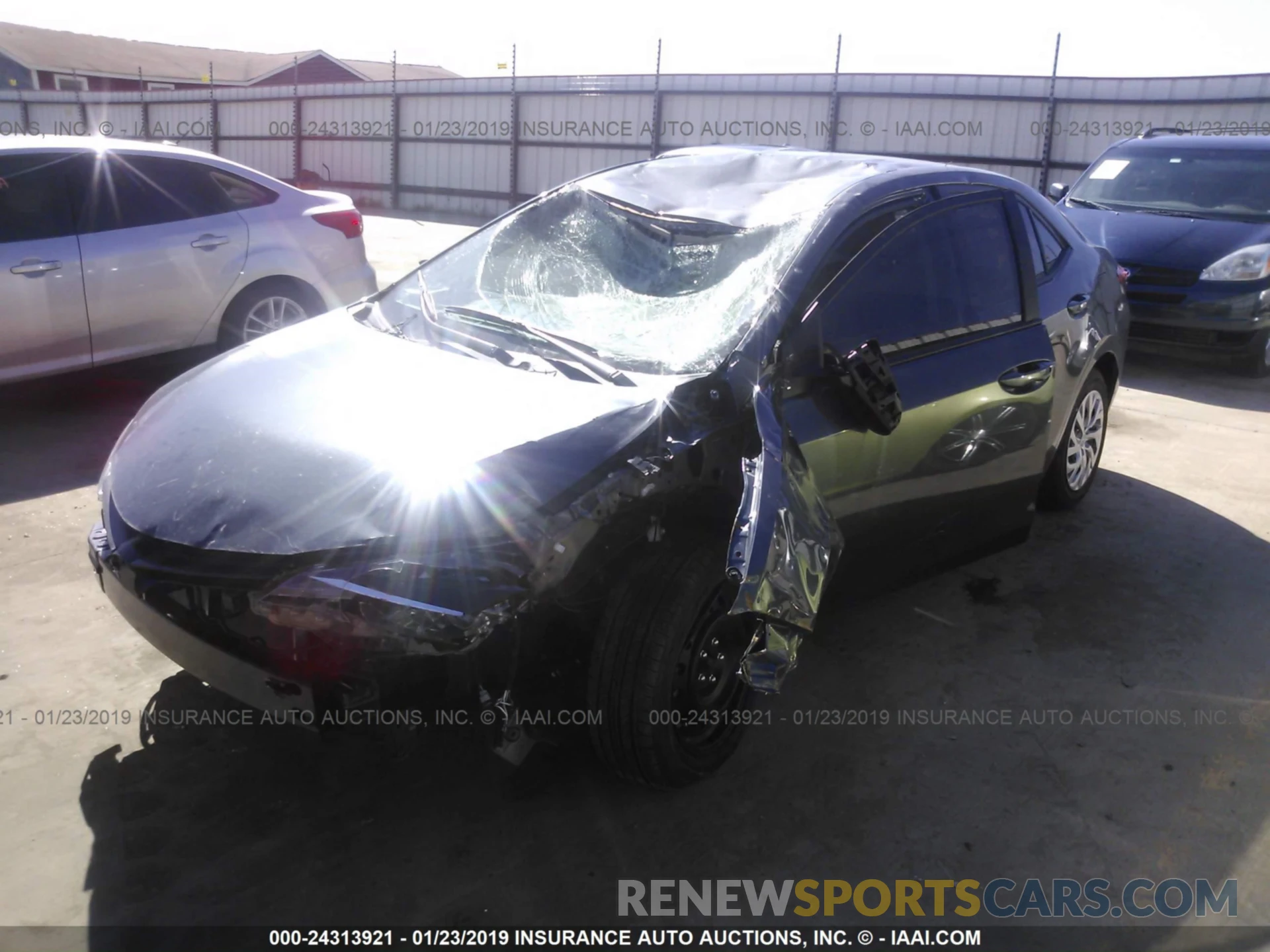 2 Photograph of a damaged car 5YFBURHE6KP894533 TOYOTA COROLLA 2019