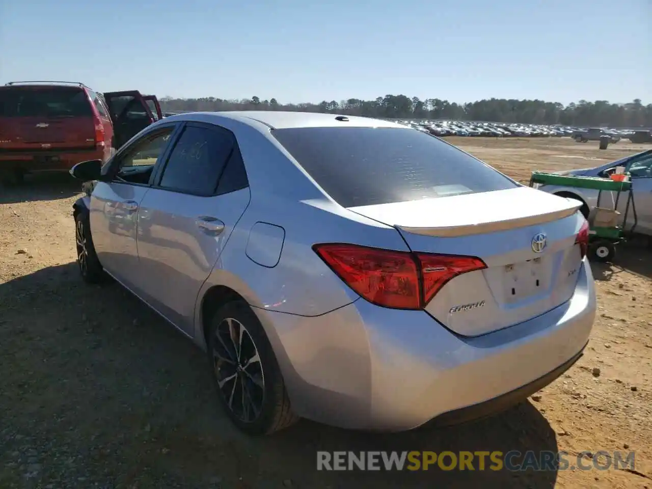 3 Photograph of a damaged car 5YFBURHE6KP894709 TOYOTA COROLLA 2019