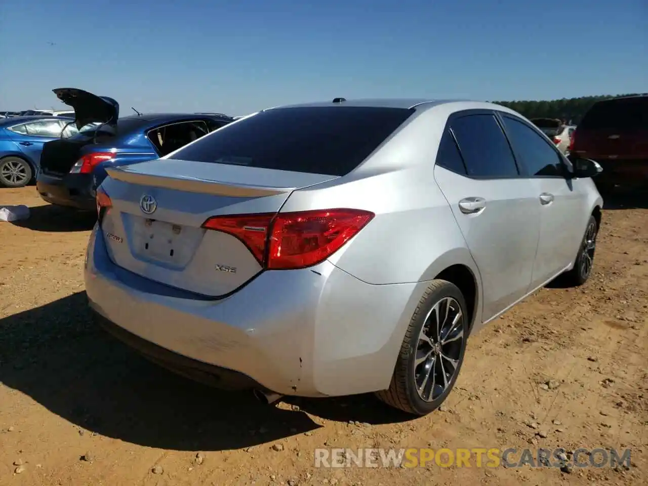 4 Photograph of a damaged car 5YFBURHE6KP894709 TOYOTA COROLLA 2019