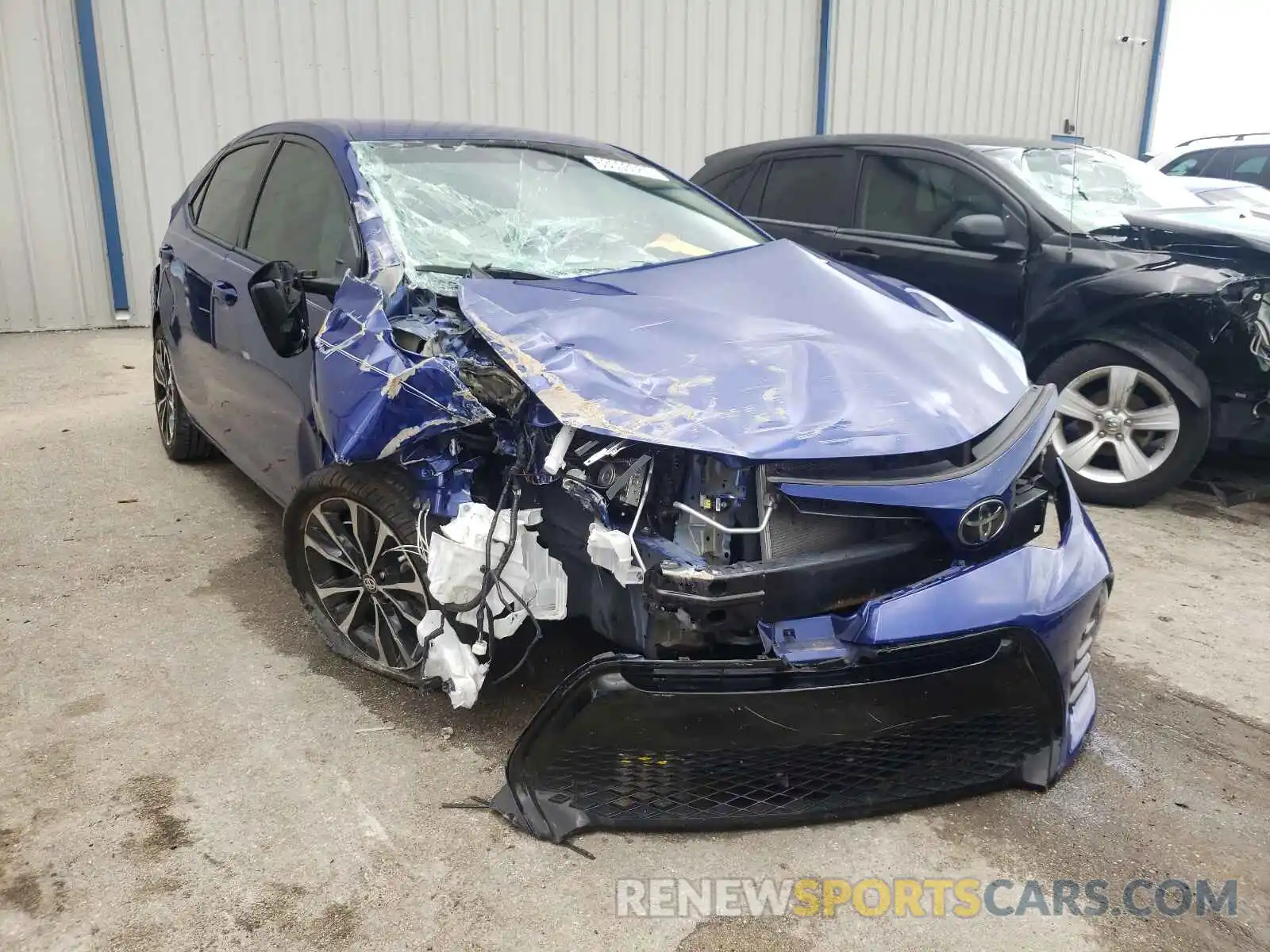 1 Photograph of a damaged car 5YFBURHE6KP894984 TOYOTA COROLLA 2019