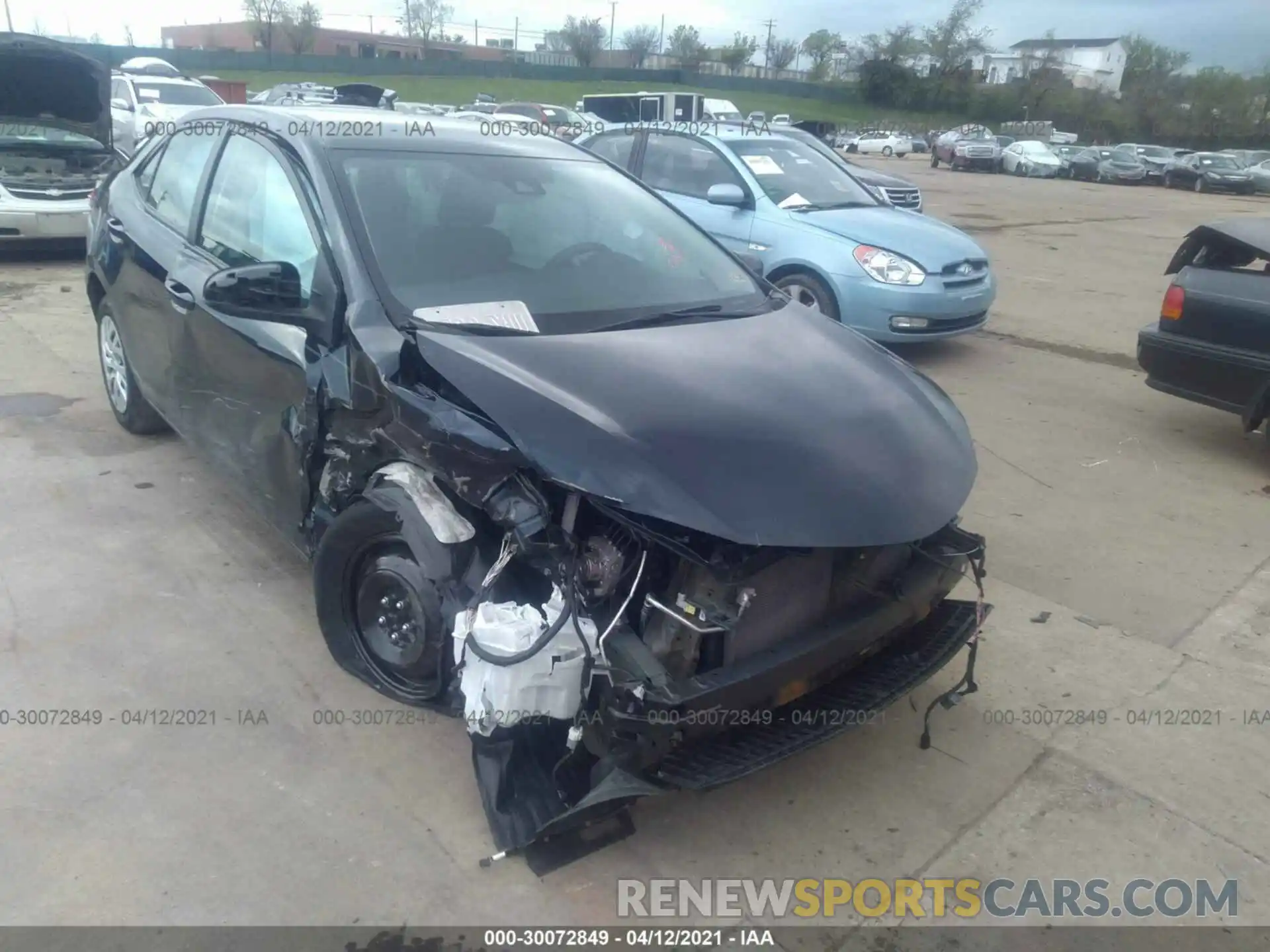 6 Photograph of a damaged car 5YFBURHE6KP895617 TOYOTA COROLLA 2019