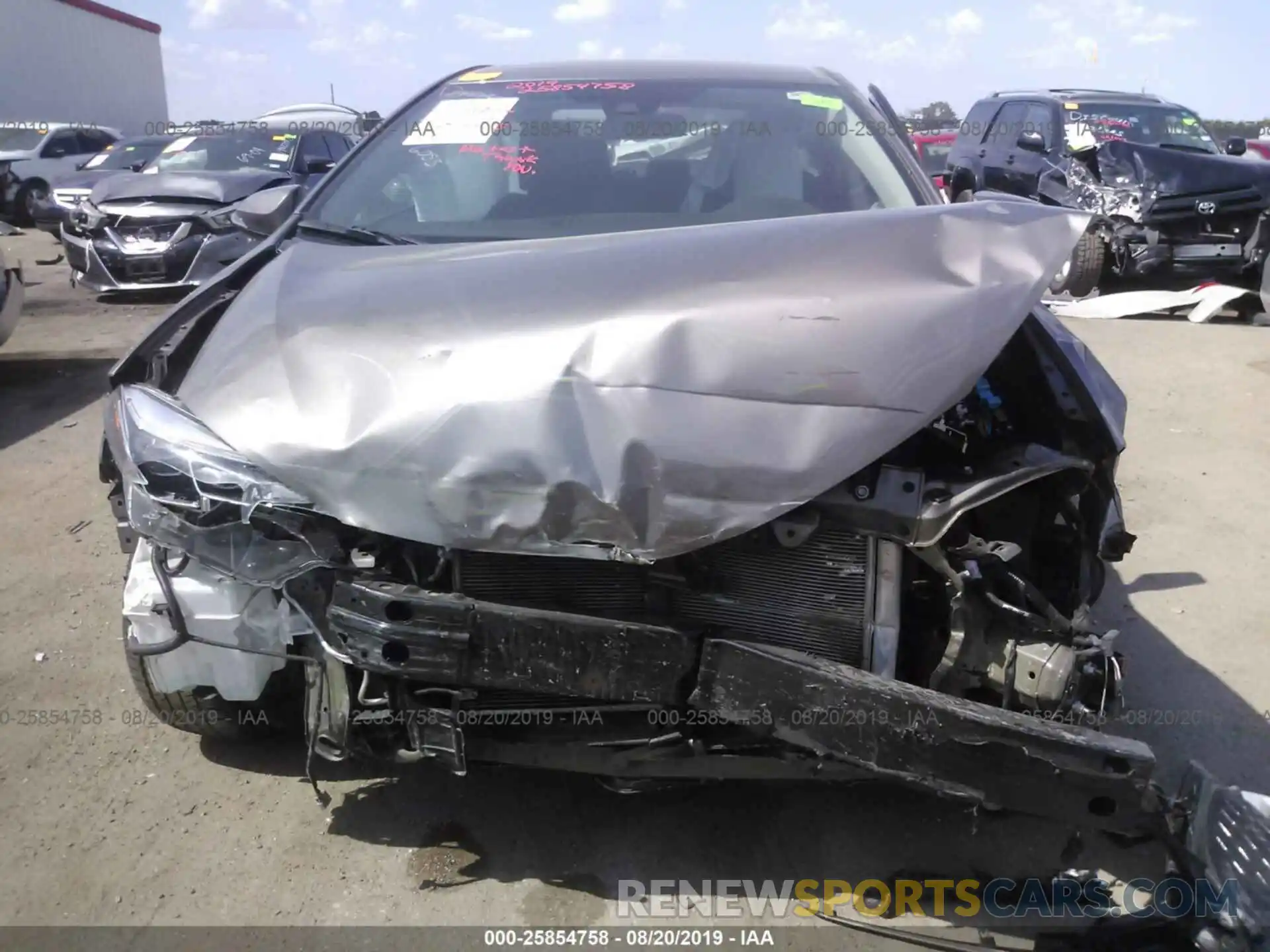 6 Photograph of a damaged car 5YFBURHE6KP896055 TOYOTA COROLLA 2019