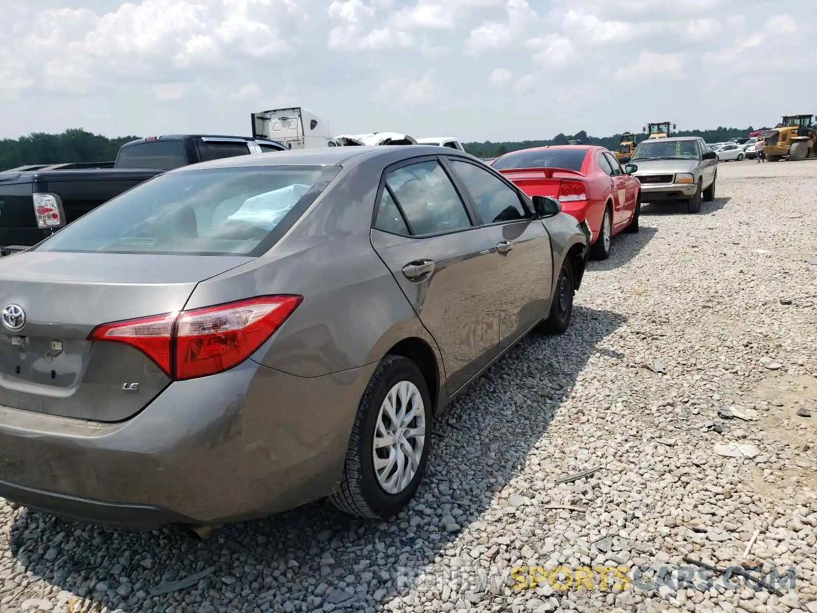 4 Photograph of a damaged car 5YFBURHE6KP896122 TOYOTA COROLLA 2019