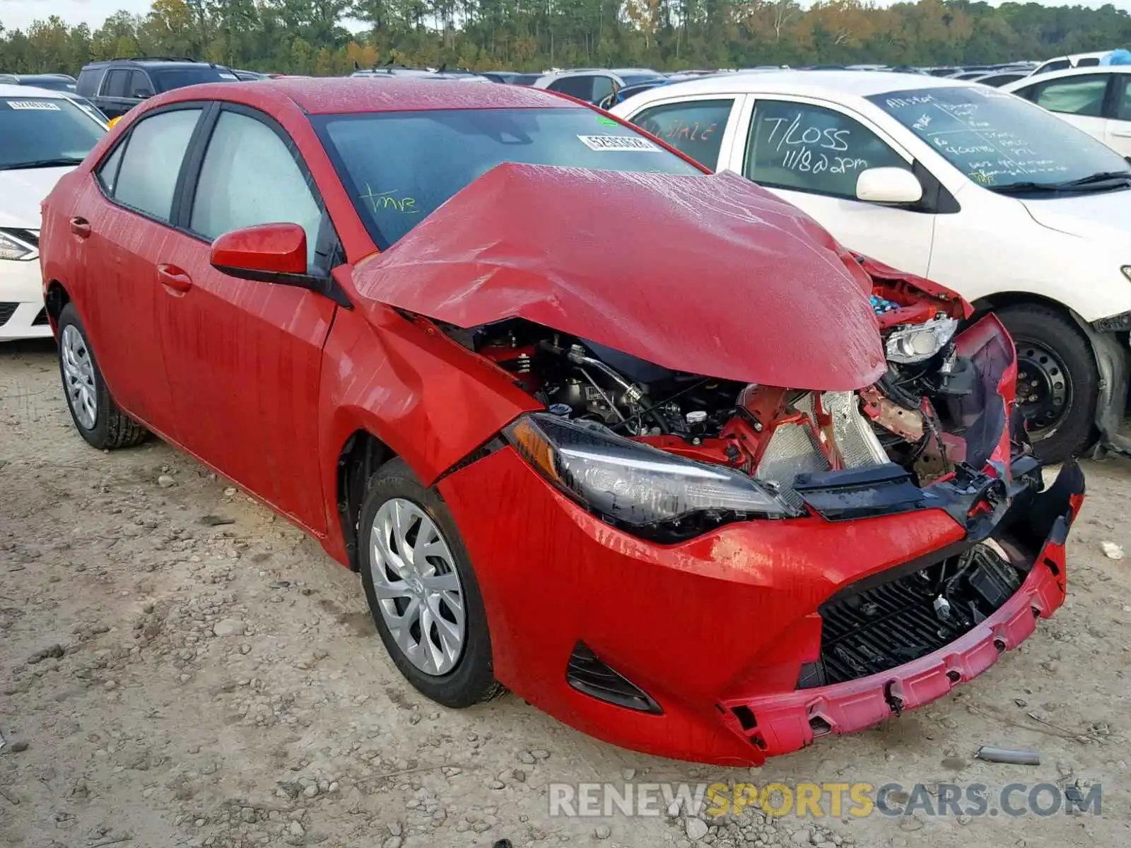1 Photograph of a damaged car 5YFBURHE6KP896251 TOYOTA COROLLA 2019