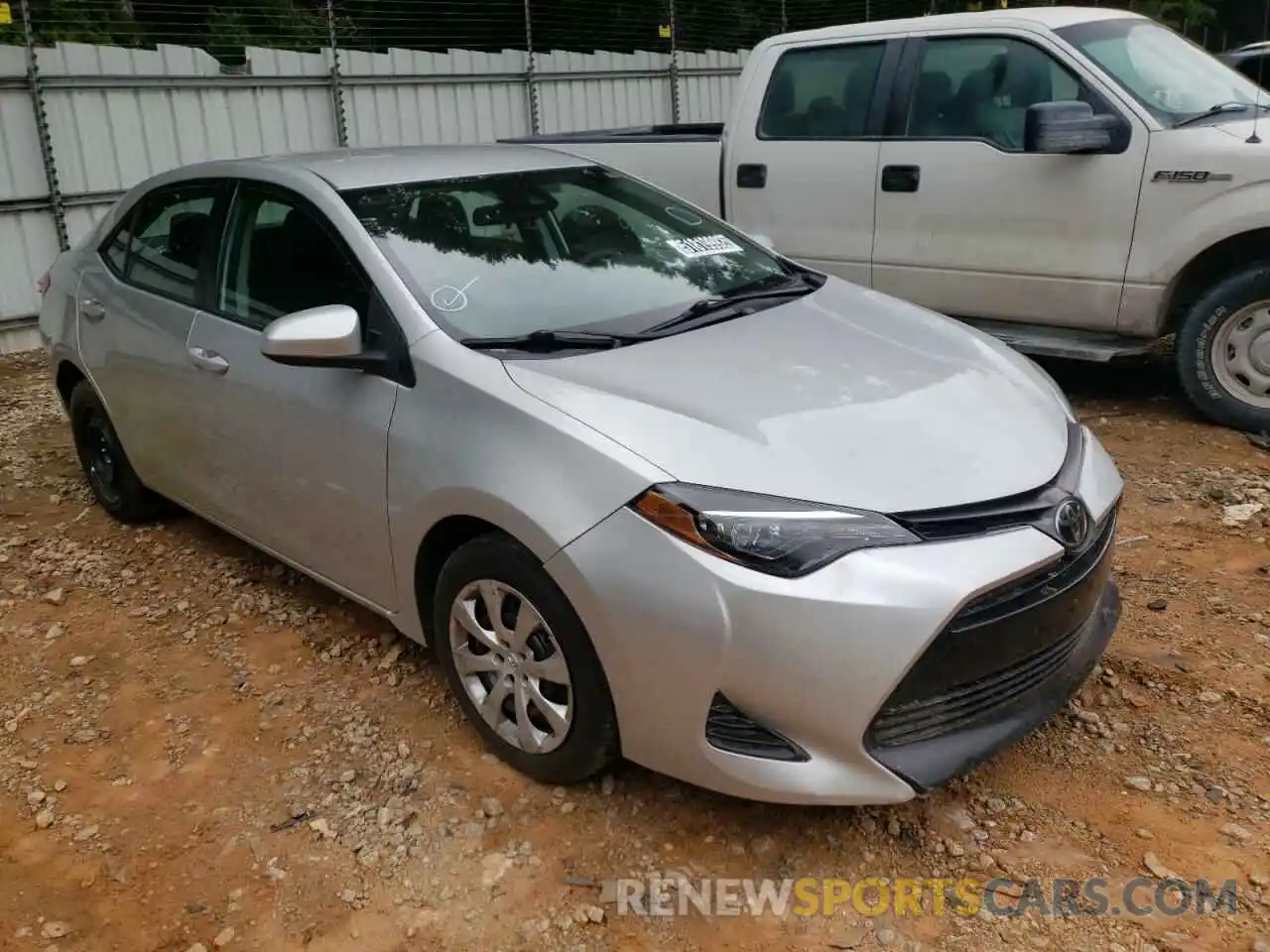 1 Photograph of a damaged car 5YFBURHE6KP896394 TOYOTA COROLLA 2019