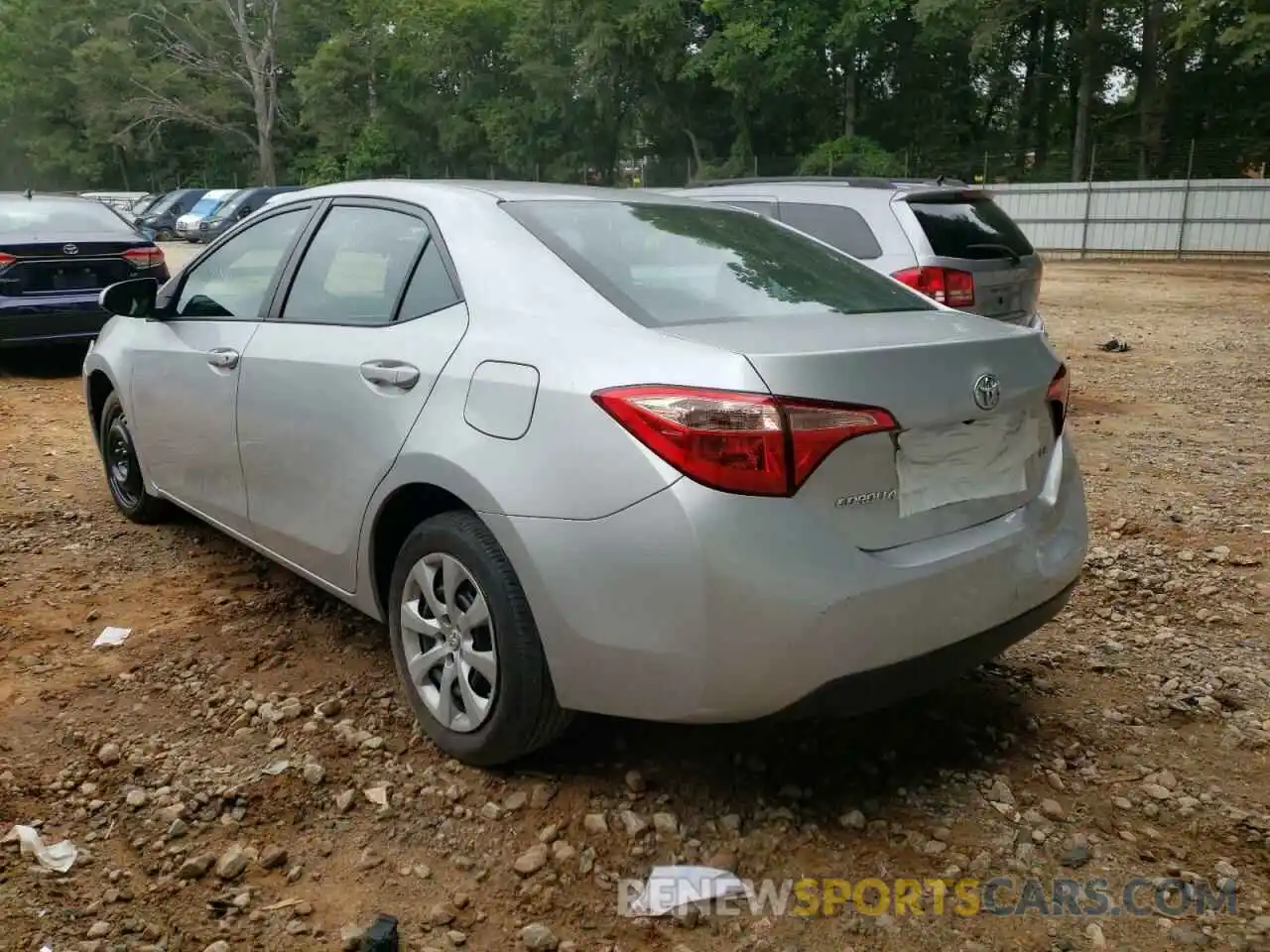 3 Photograph of a damaged car 5YFBURHE6KP896394 TOYOTA COROLLA 2019