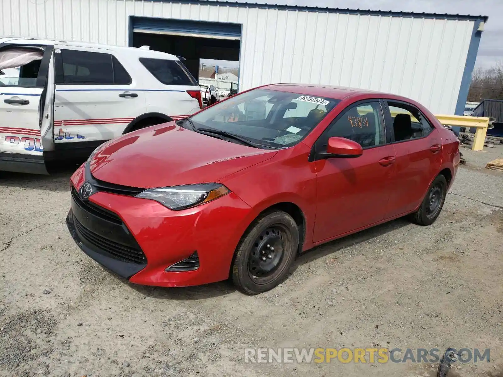 2 Photograph of a damaged car 5YFBURHE6KP896556 TOYOTA COROLLA 2019