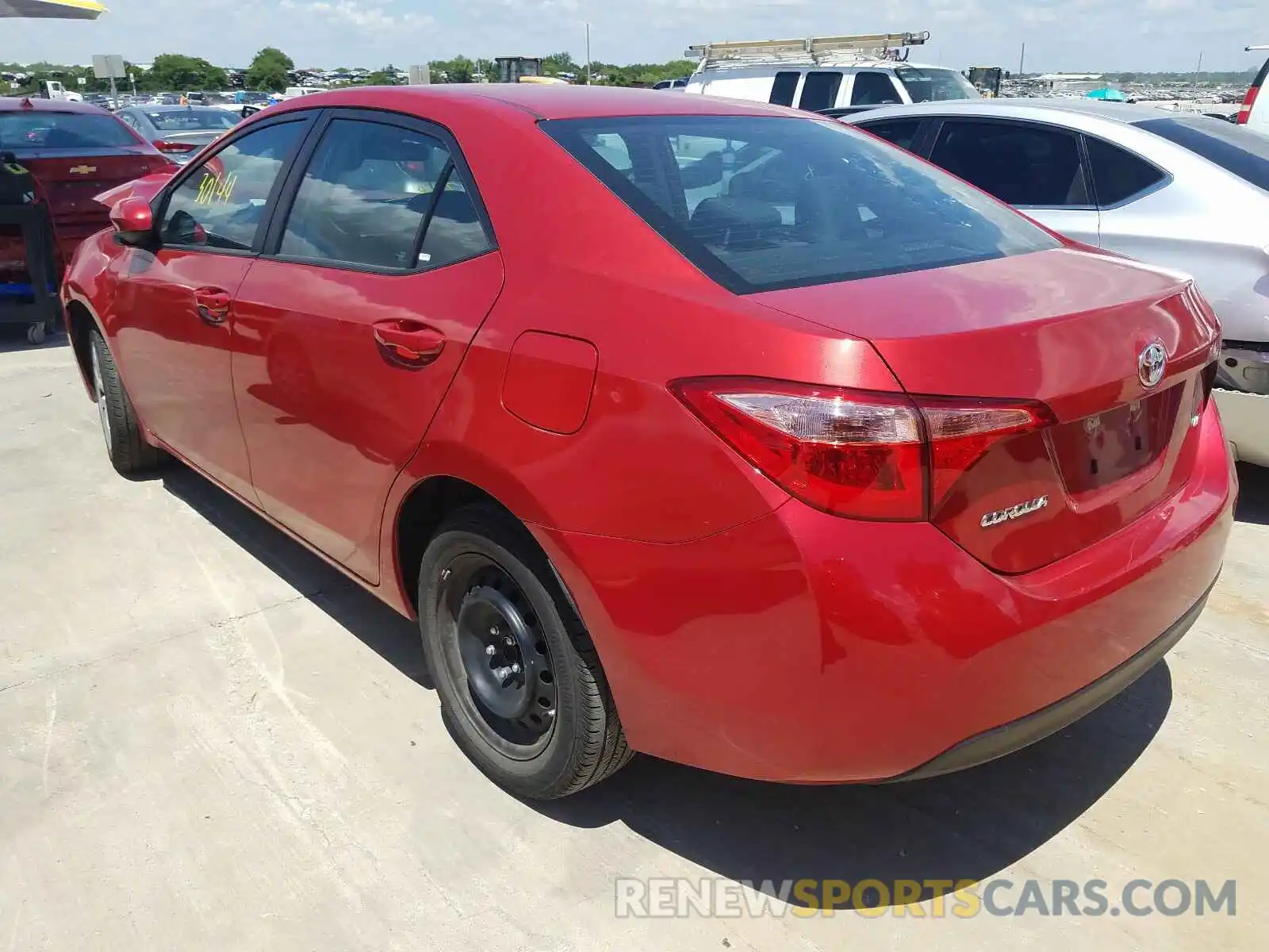 3 Photograph of a damaged car 5YFBURHE6KP896735 TOYOTA COROLLA 2019