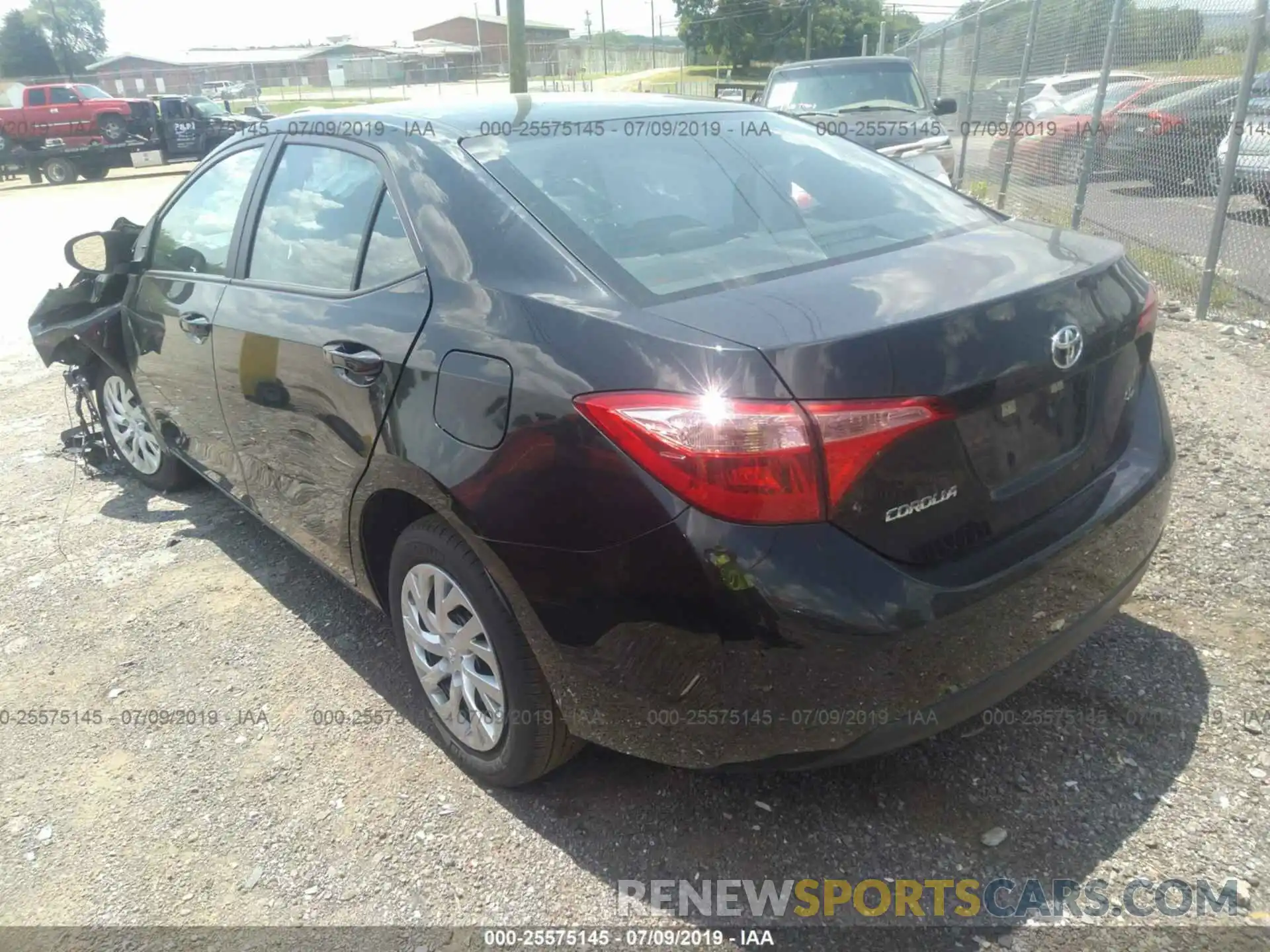 3 Photograph of a damaged car 5YFBURHE6KP898002 TOYOTA COROLLA 2019