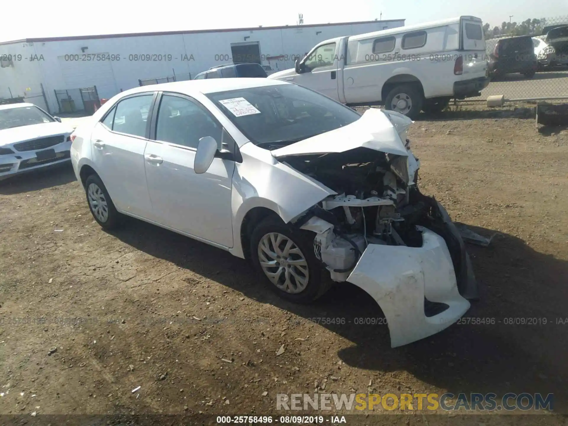 1 Photograph of a damaged car 5YFBURHE6KP898145 TOYOTA COROLLA 2019