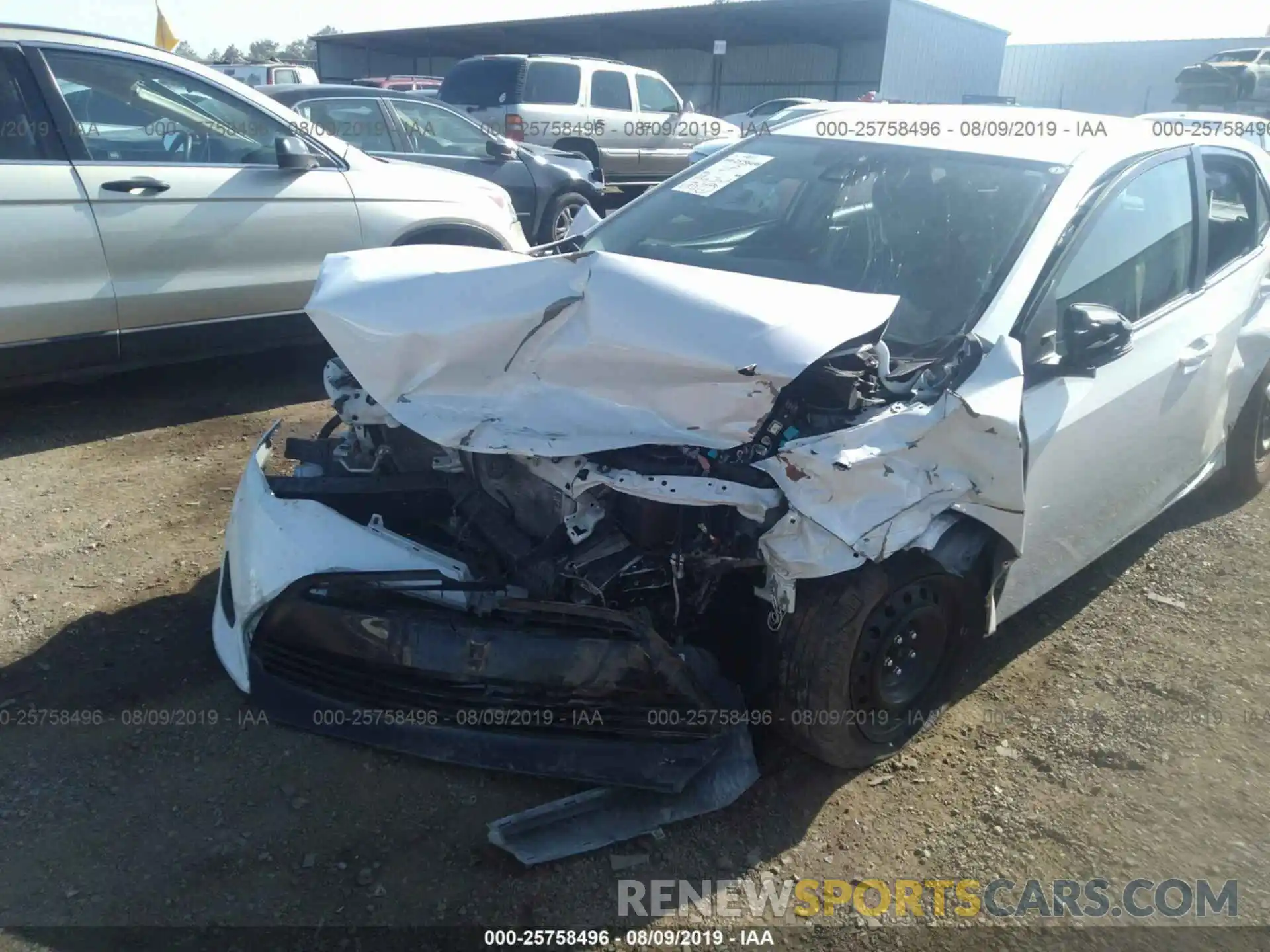 6 Photograph of a damaged car 5YFBURHE6KP898145 TOYOTA COROLLA 2019