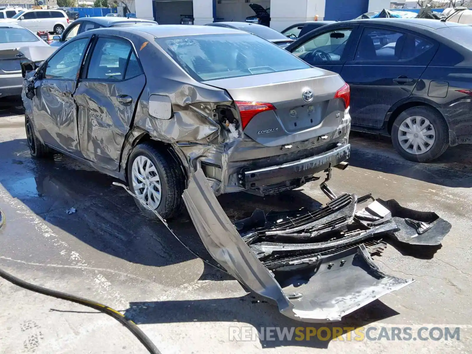 3 Photograph of a damaged car 5YFBURHE6KP898307 TOYOTA COROLLA 2019