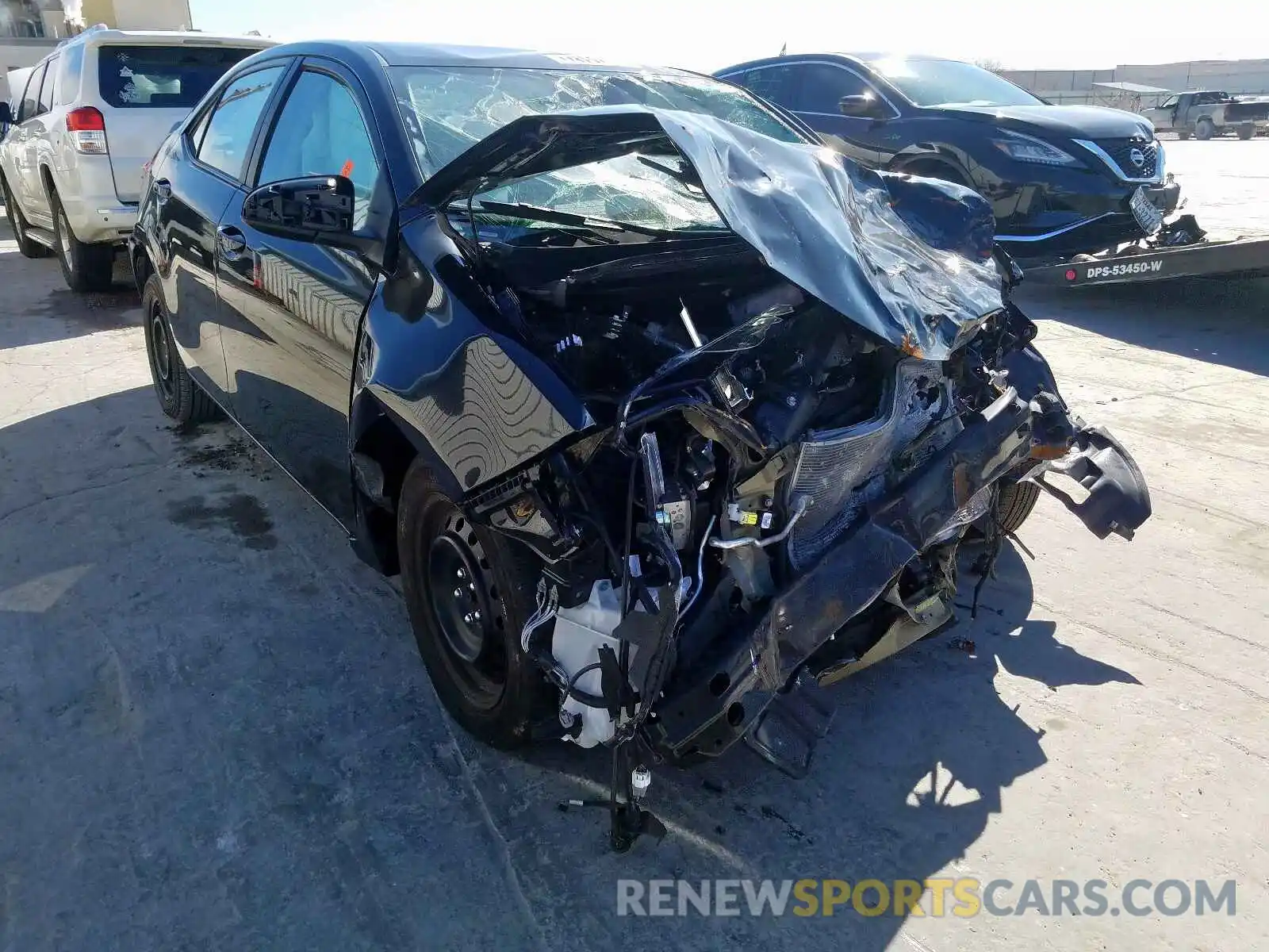 1 Photograph of a damaged car 5YFBURHE6KP898419 TOYOTA COROLLA 2019