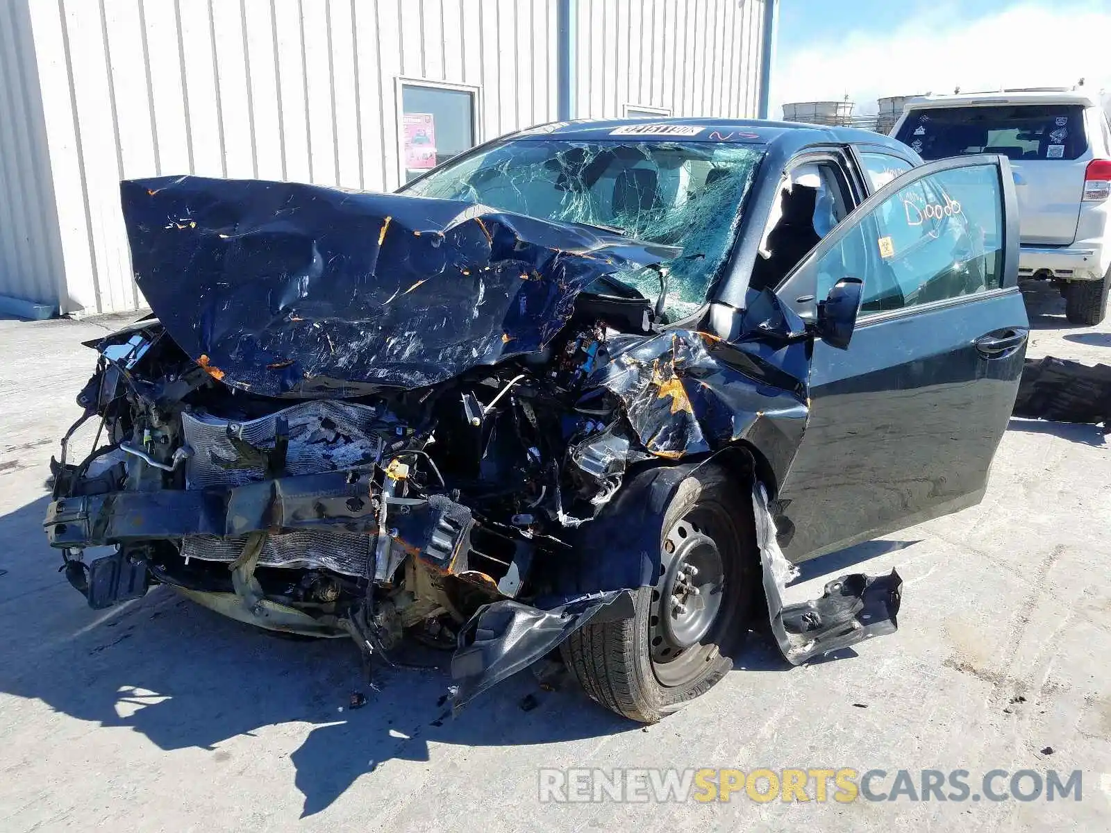 2 Photograph of a damaged car 5YFBURHE6KP898419 TOYOTA COROLLA 2019