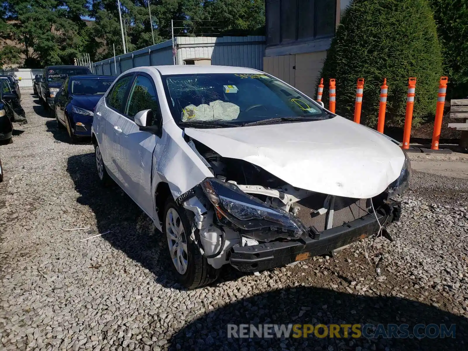 1 Photograph of a damaged car 5YFBURHE6KP898694 TOYOTA COROLLA 2019