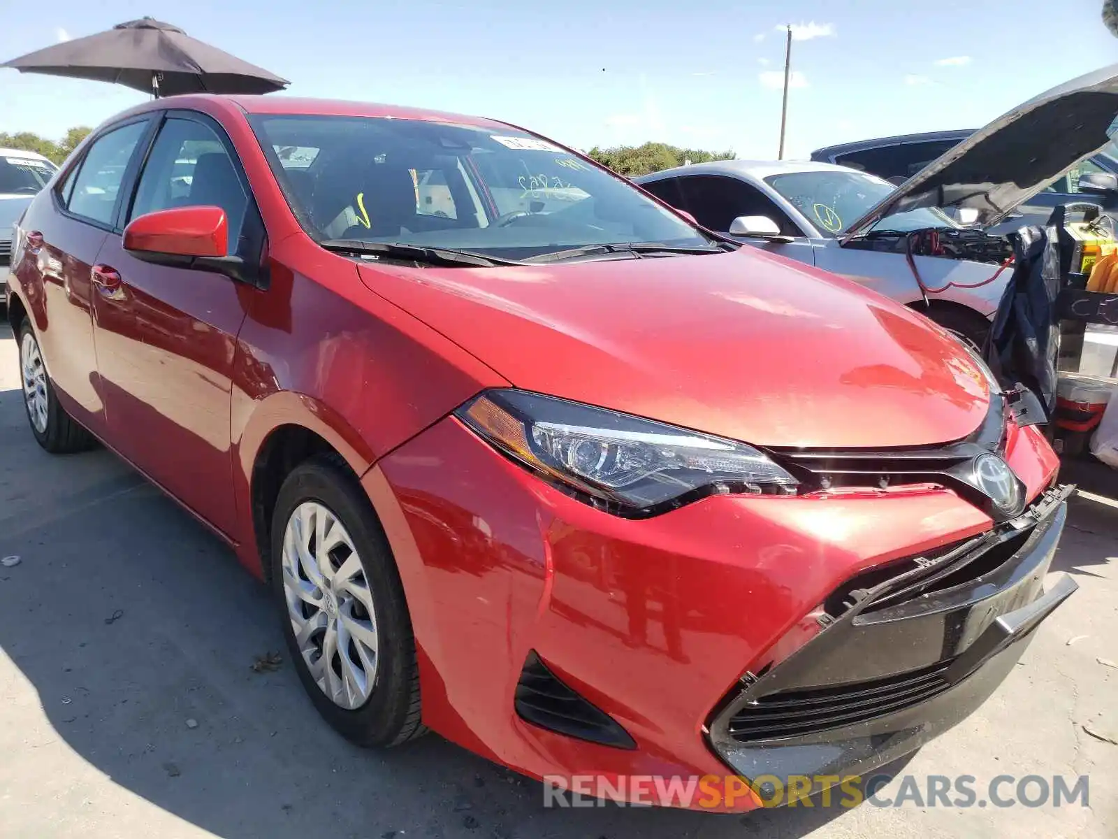 1 Photograph of a damaged car 5YFBURHE6KP899036 TOYOTA COROLLA 2019