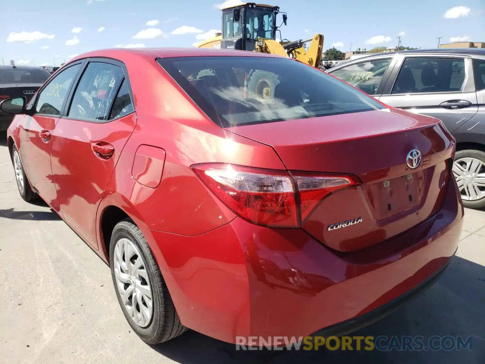 3 Photograph of a damaged car 5YFBURHE6KP899036 TOYOTA COROLLA 2019