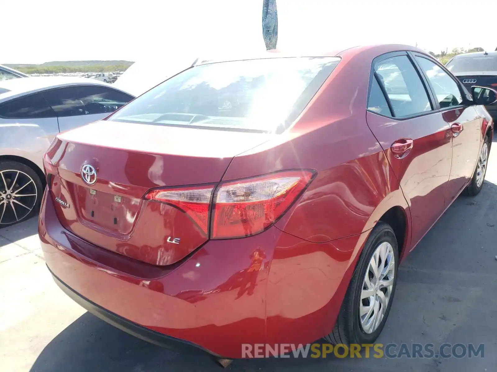 4 Photograph of a damaged car 5YFBURHE6KP899036 TOYOTA COROLLA 2019