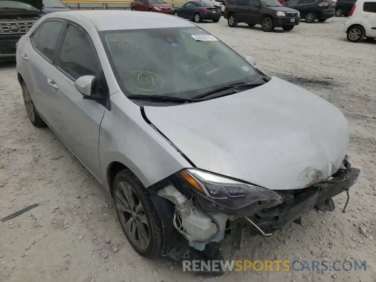 1 Photograph of a damaged car 5YFBURHE6KP899053 TOYOTA COROLLA 2019