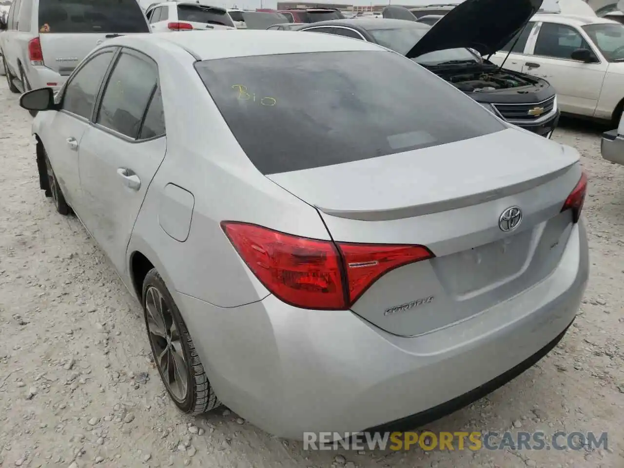 3 Photograph of a damaged car 5YFBURHE6KP899053 TOYOTA COROLLA 2019