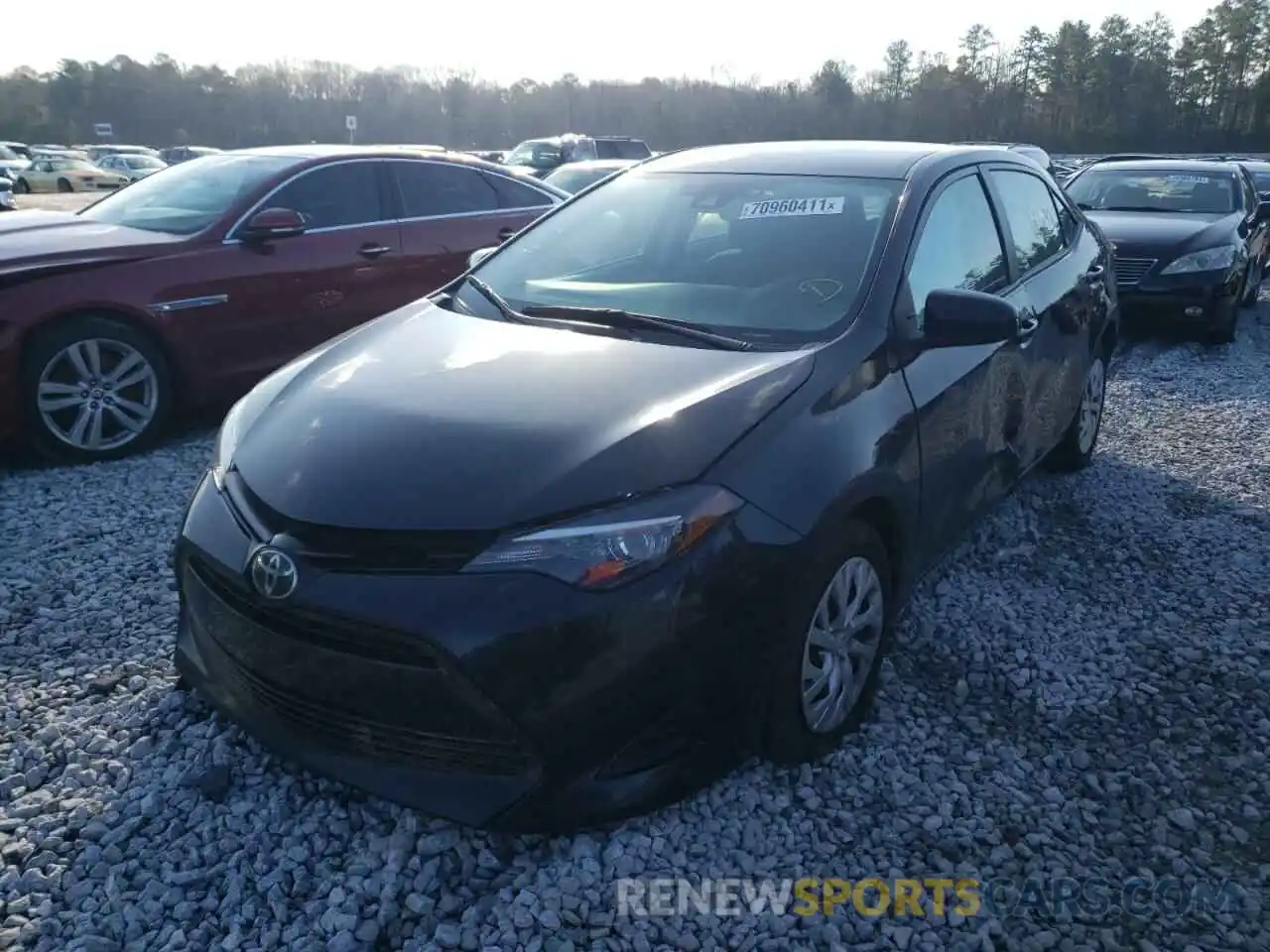 2 Photograph of a damaged car 5YFBURHE6KP899148 TOYOTA COROLLA 2019