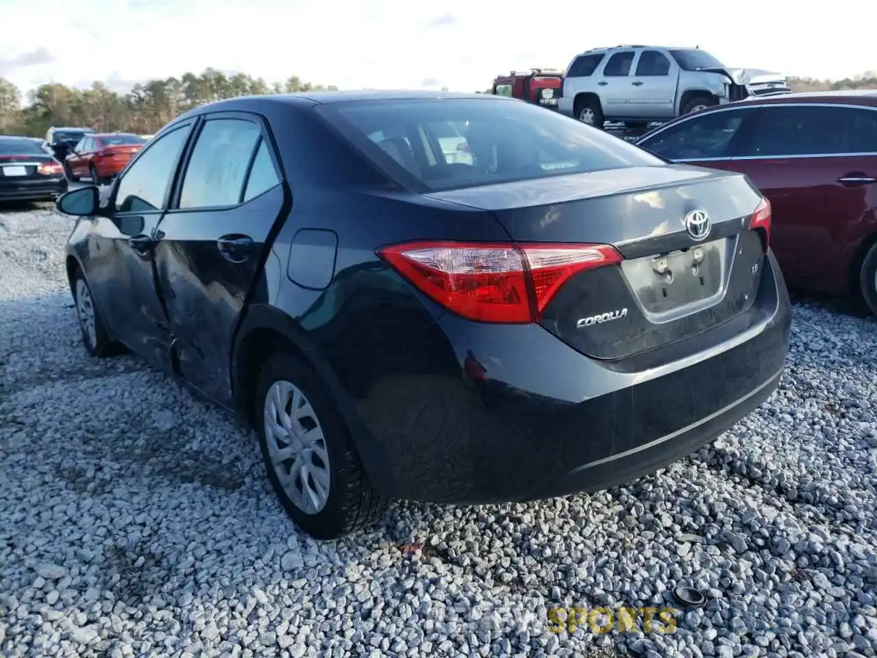 3 Photograph of a damaged car 5YFBURHE6KP899148 TOYOTA COROLLA 2019