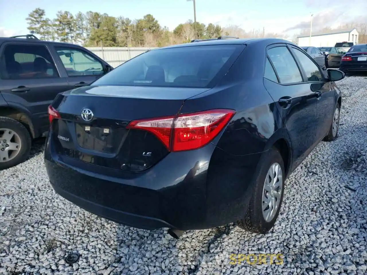 4 Photograph of a damaged car 5YFBURHE6KP899148 TOYOTA COROLLA 2019