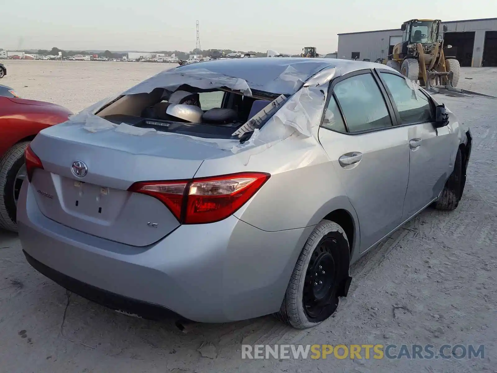 4 Photograph of a damaged car 5YFBURHE6KP899490 TOYOTA COROLLA 2019